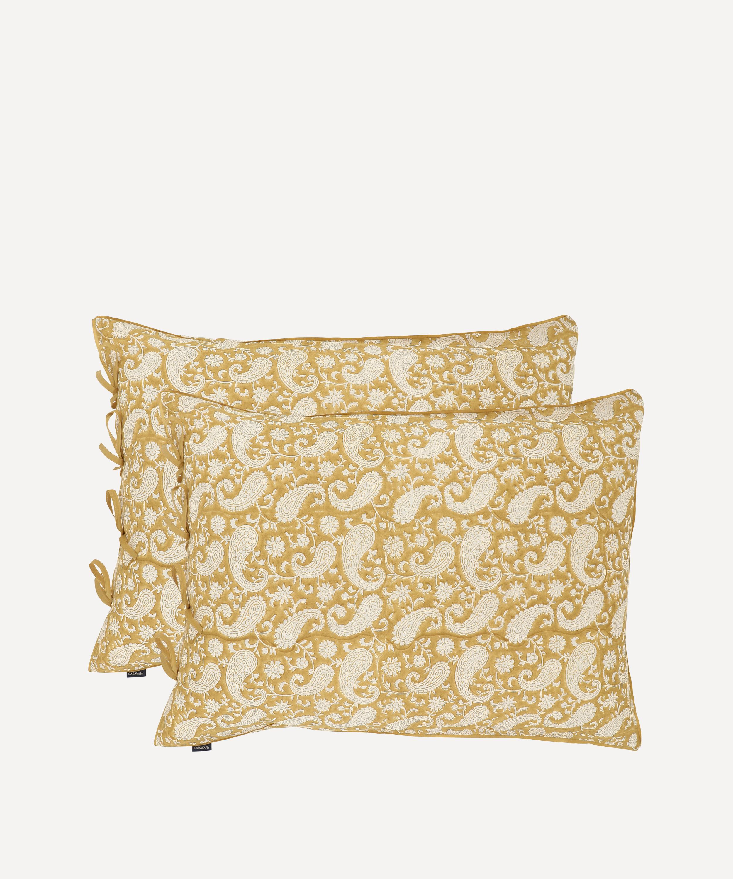 Caravane - Paisley Camel Pillowcase Set of 2