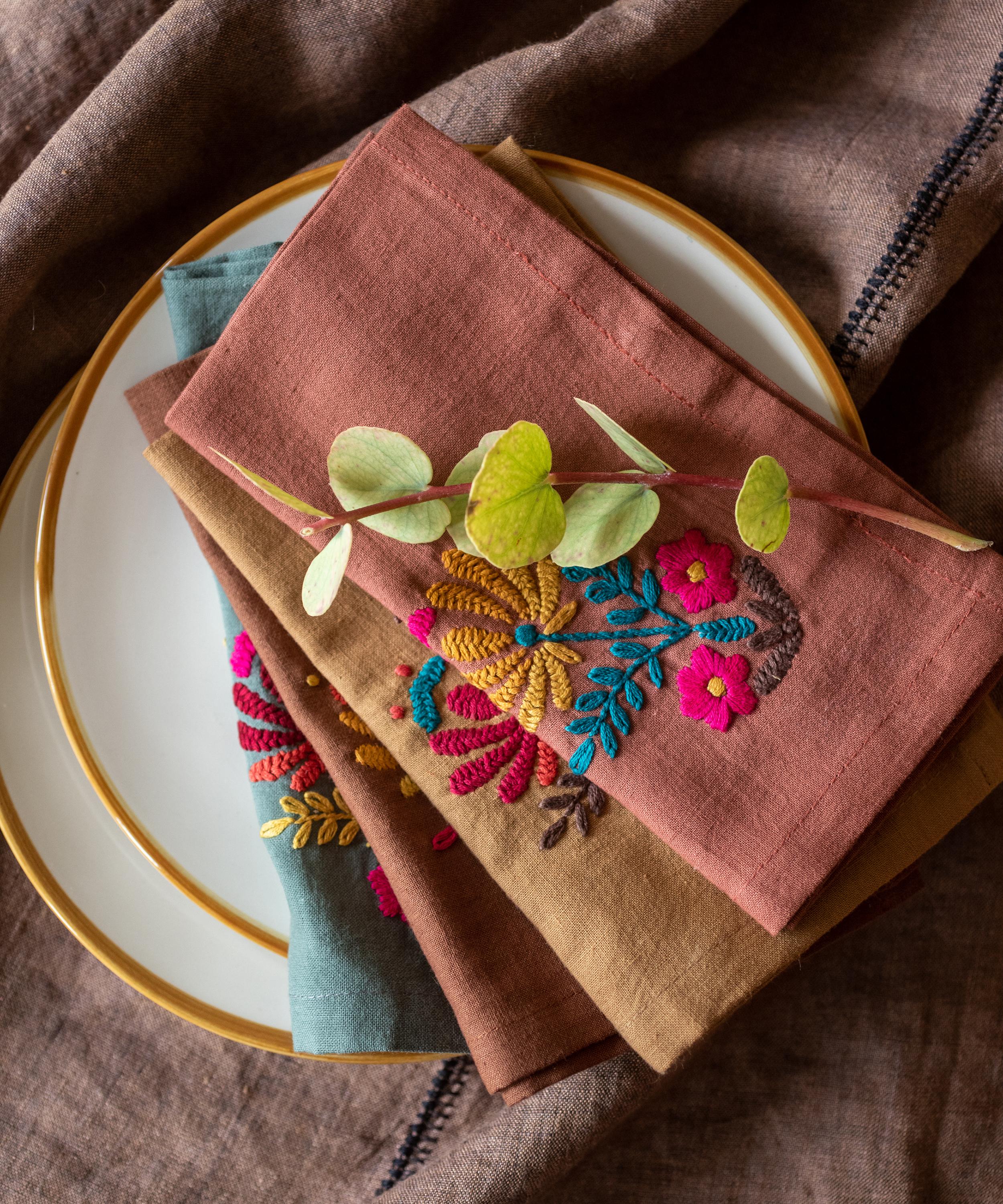 Caravane - Rosaly Napkins Set of 4 image number 1