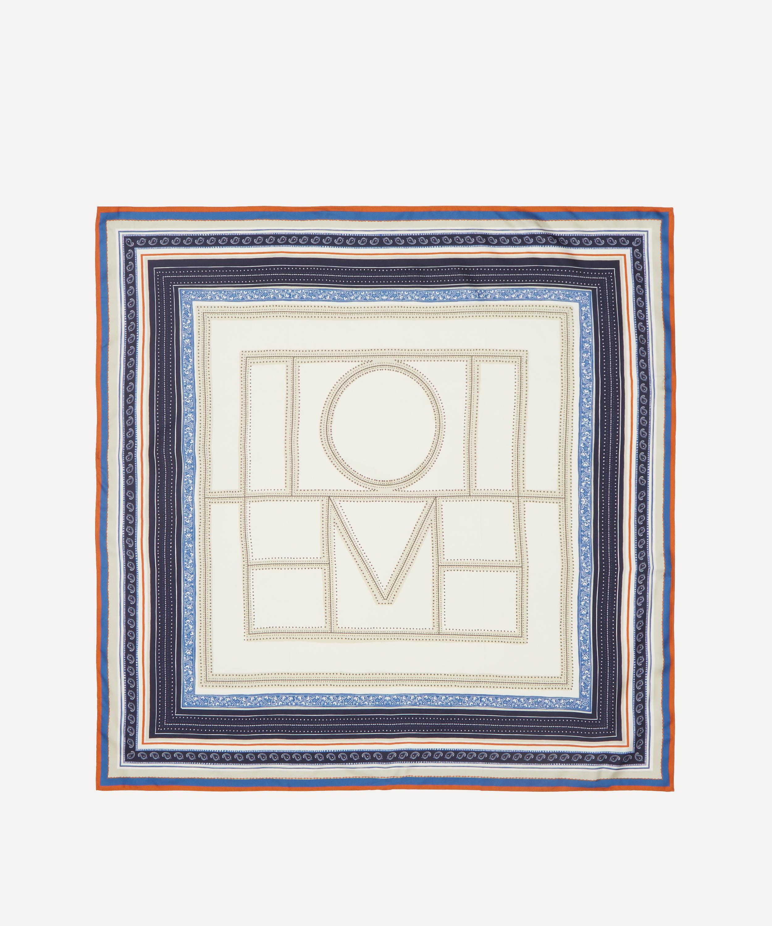 Toteme - Collector Monogram Silk Scarf