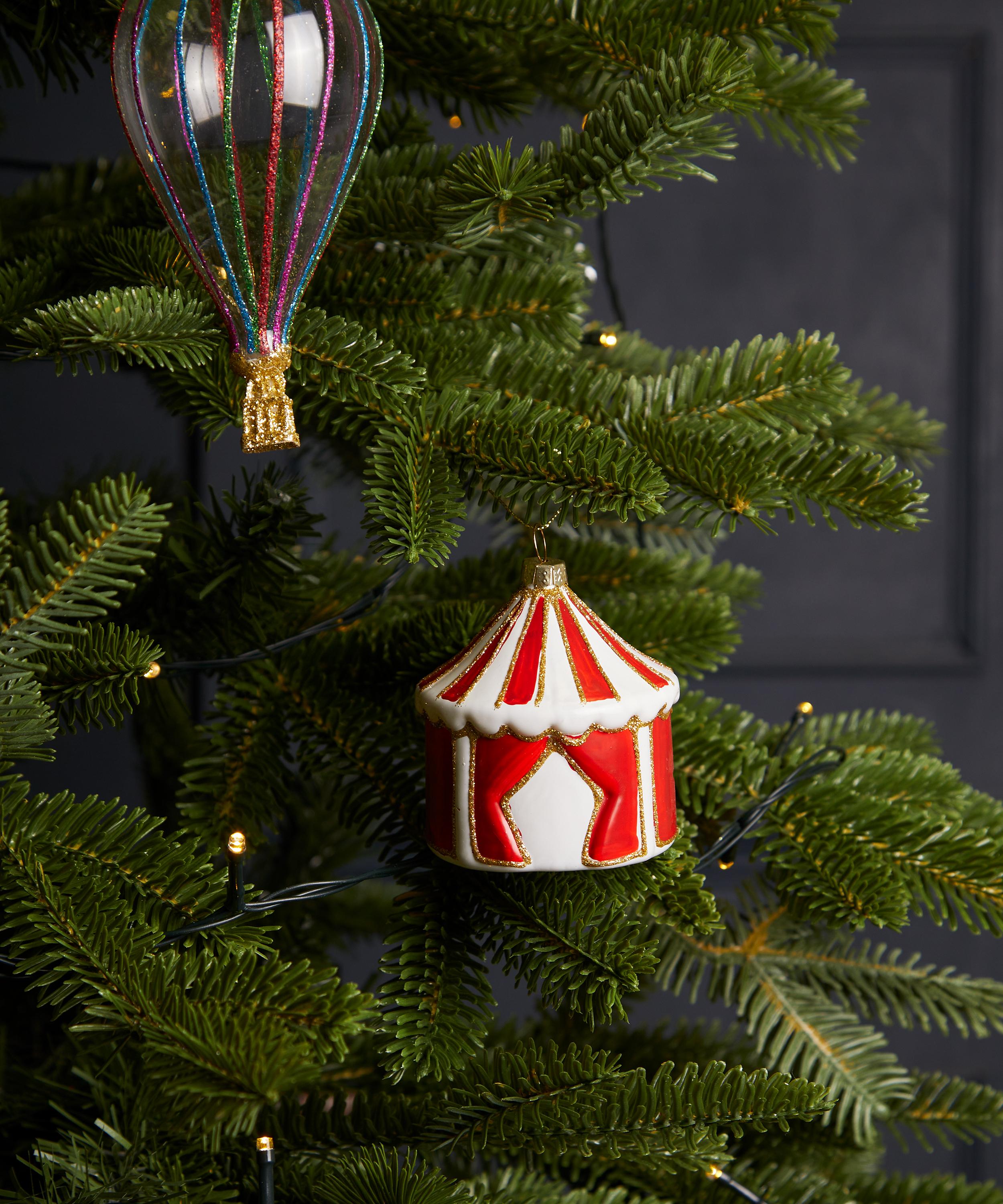 Christmas - Circus Tent Glass Ornament image number 1