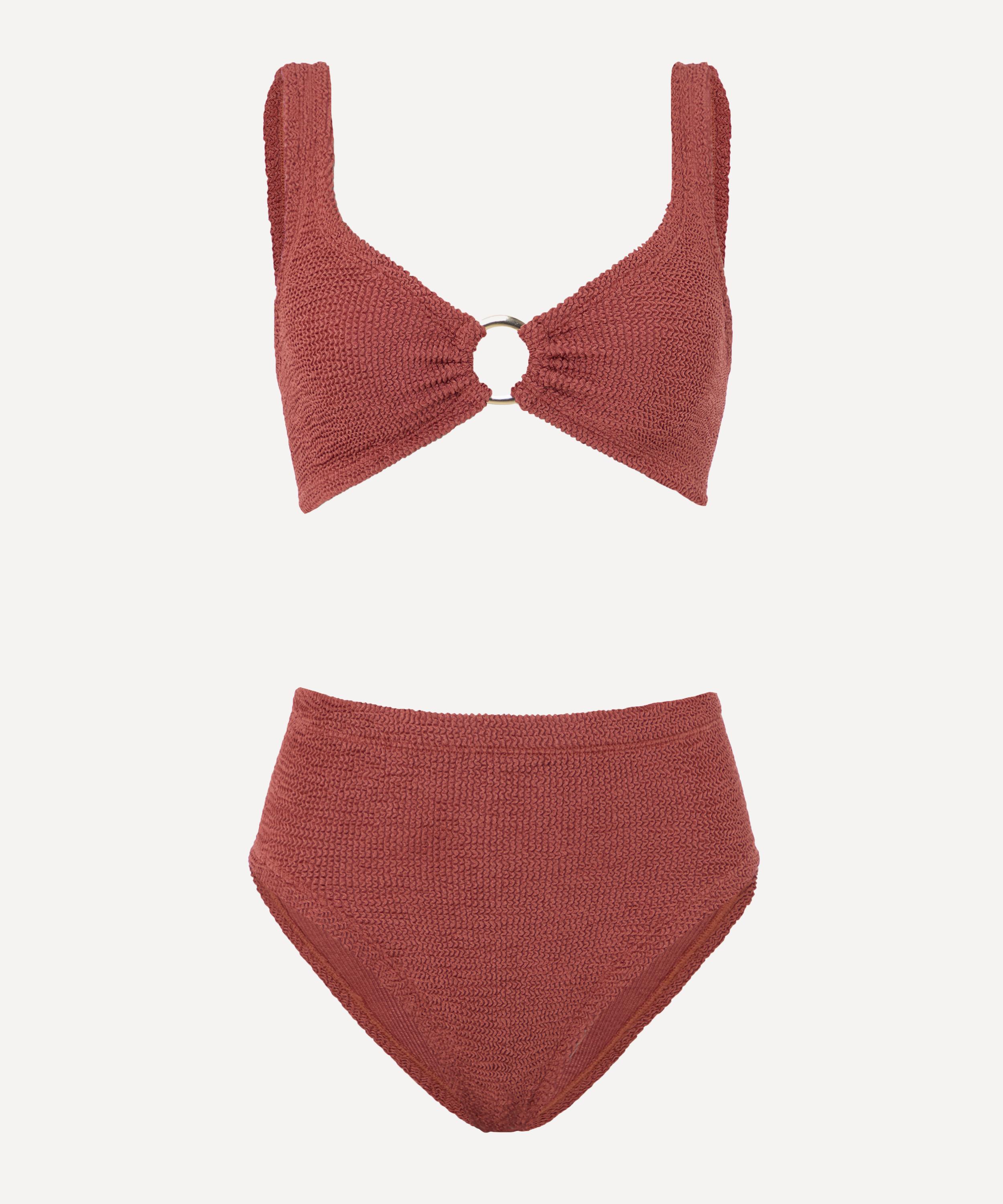 Hunza G - Nadine Bikini with Gold Hoop