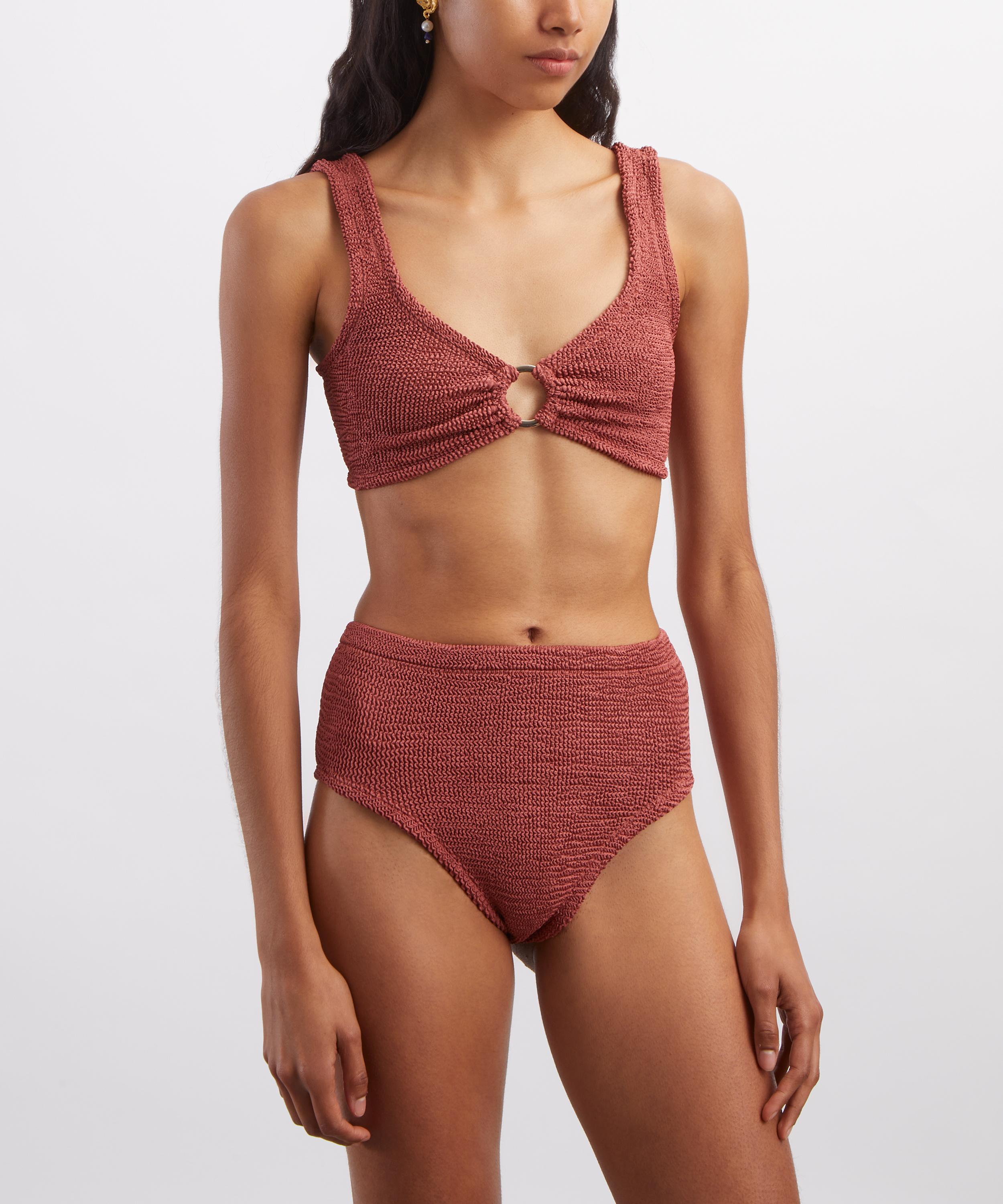 Hunza G - Nadine Bikini with Gold Hoop image number 2