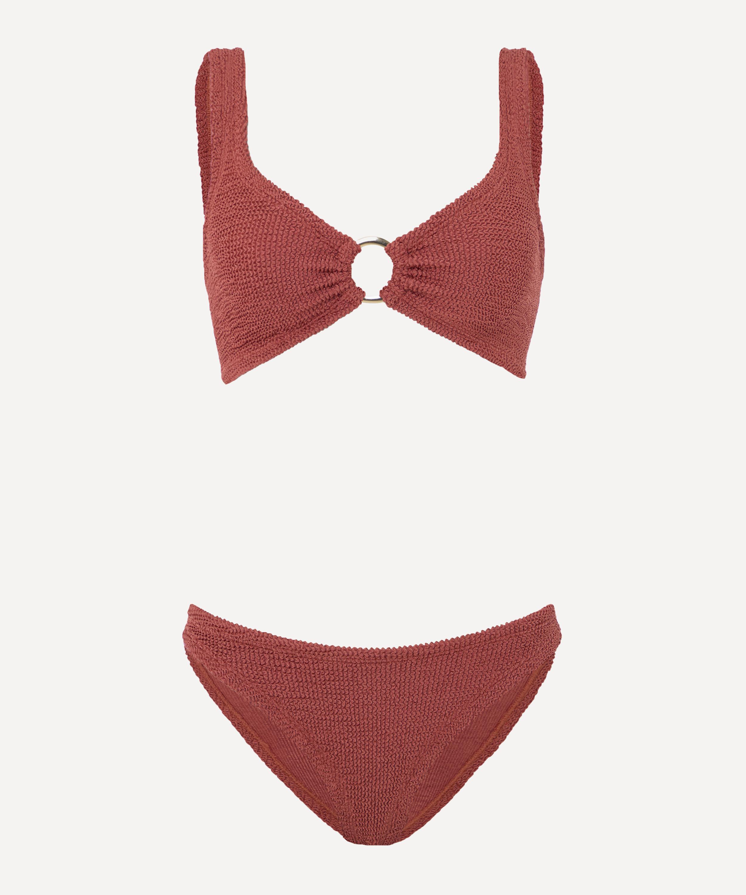 Hunza G - Julia Bikini with Gold Hoop