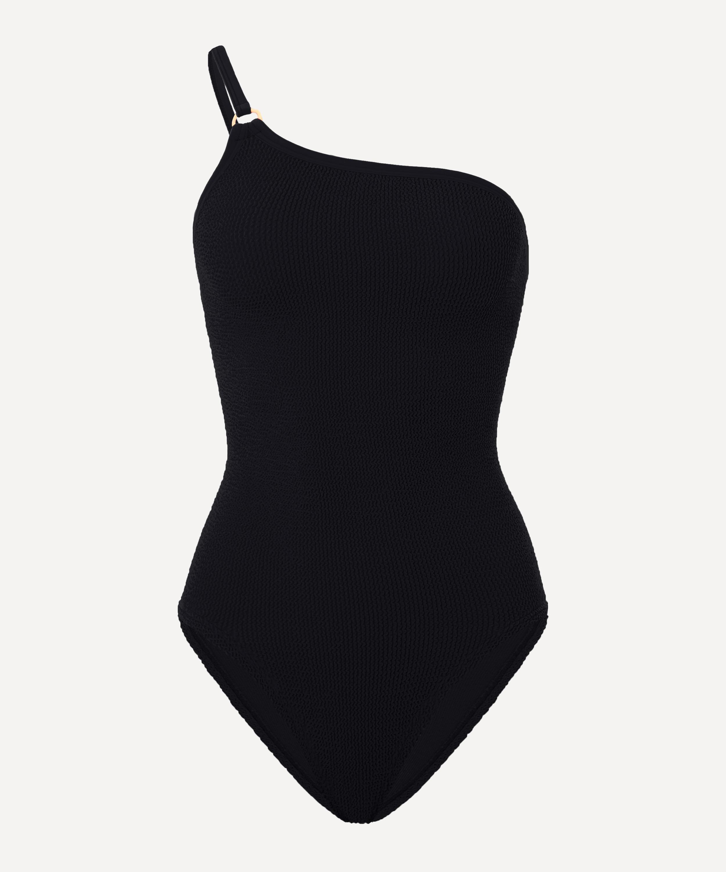 Hunza G - Clara Swimsuit with Gold Hoop