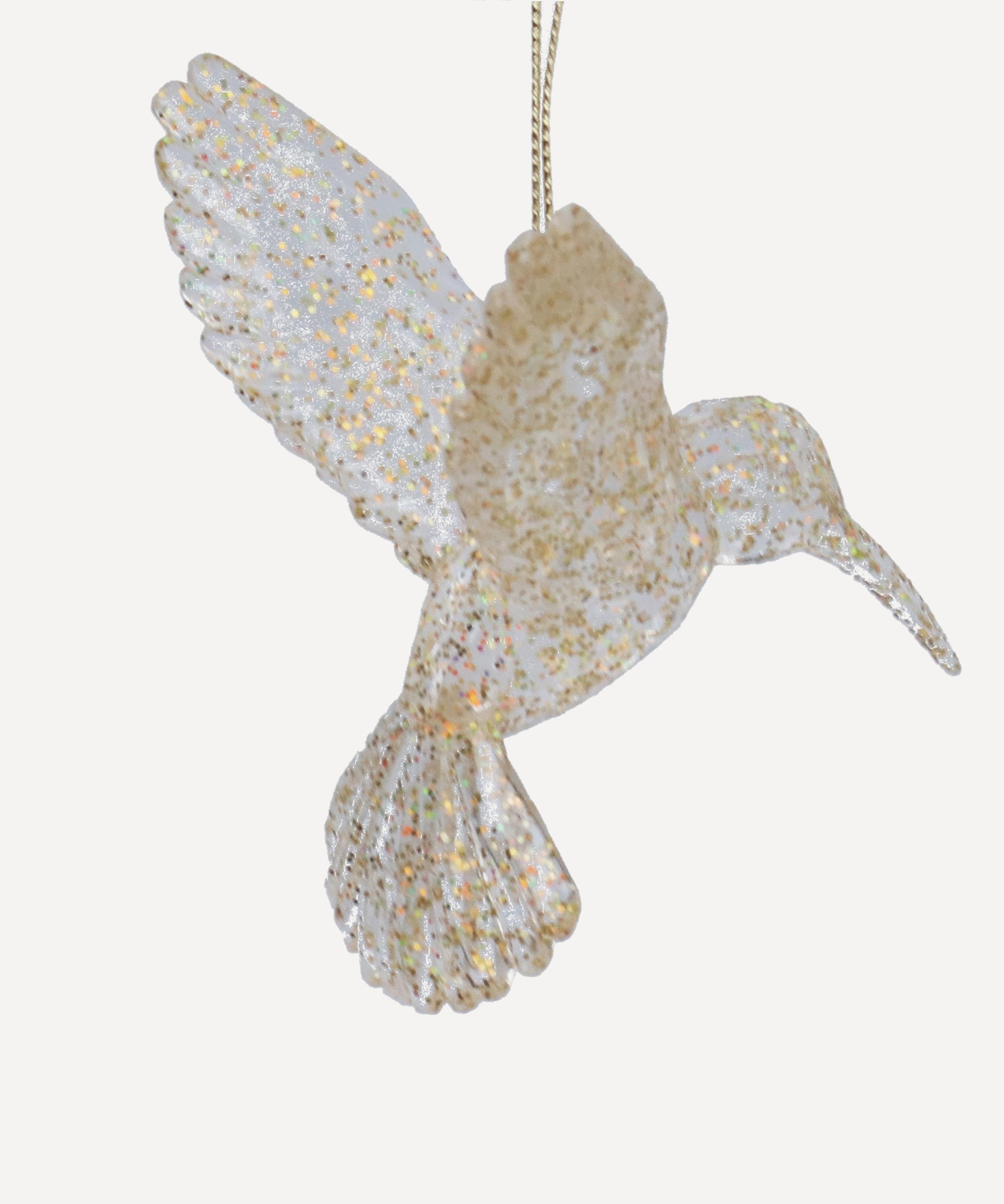 Christmas - Clear Hummingbird Ornament image number 0