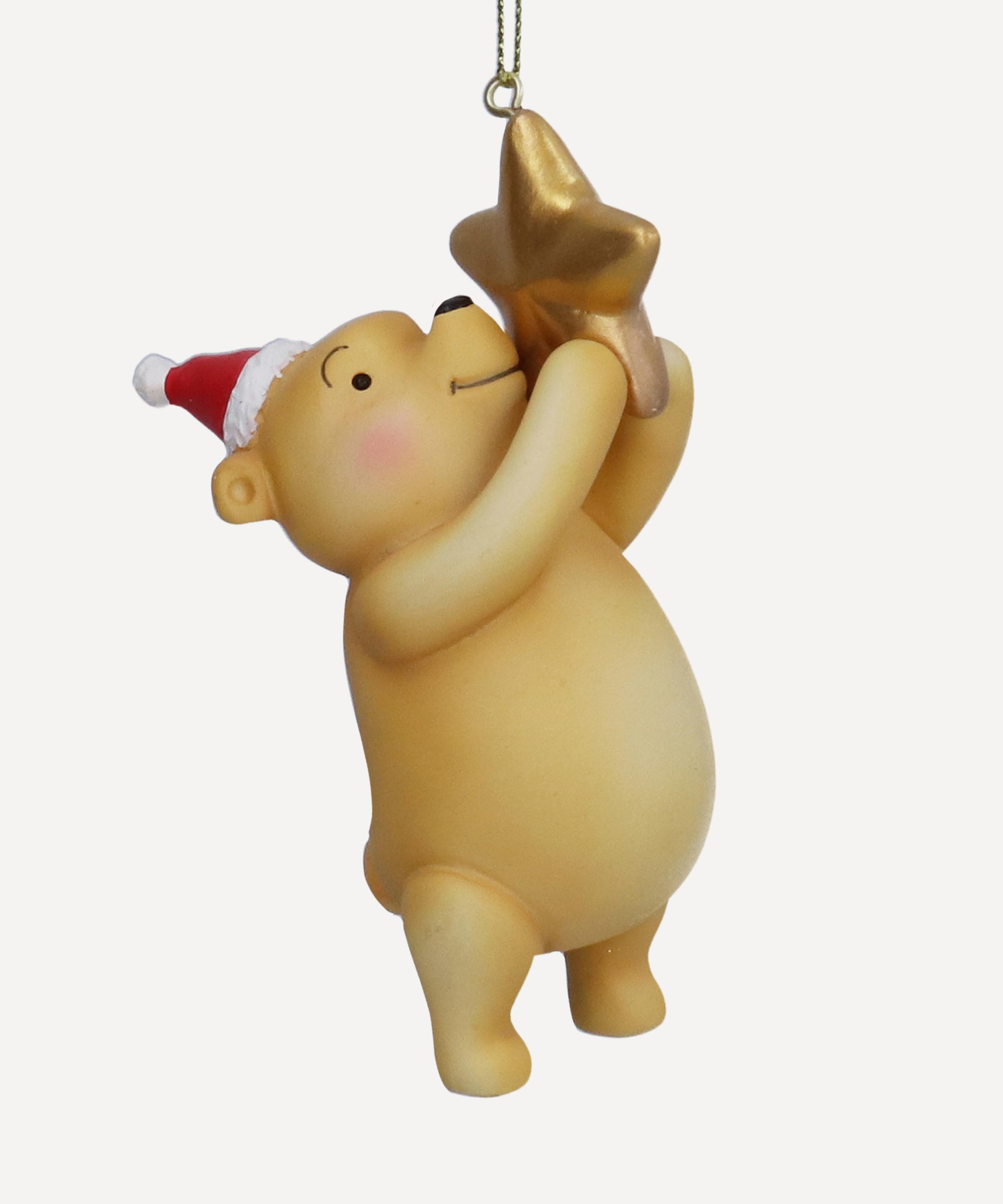 Christmas - Winnie the Pooh with Gold Star Ornament image number 0