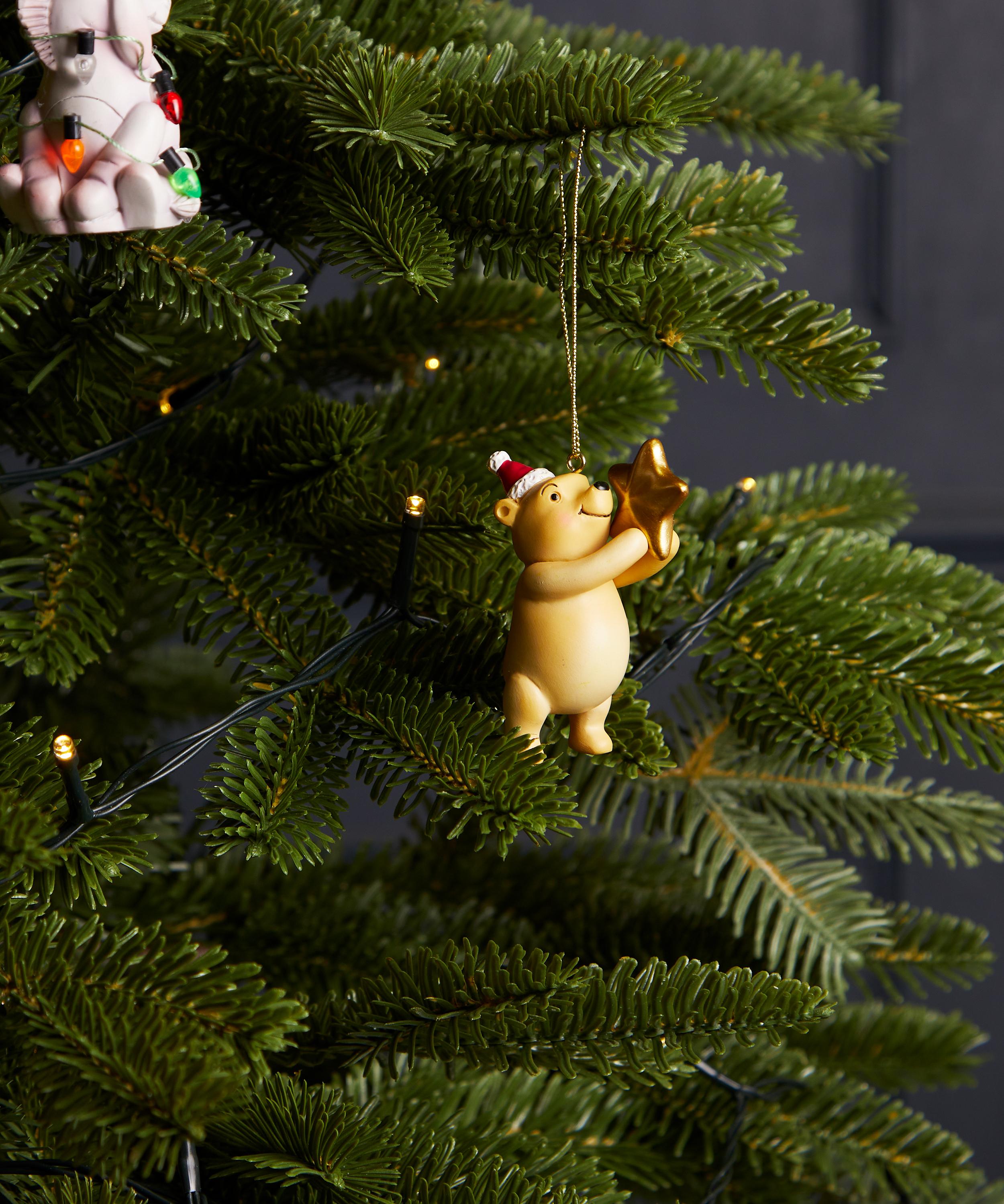 Christmas - Winnie the Pooh with Gold Star Ornament image number 1