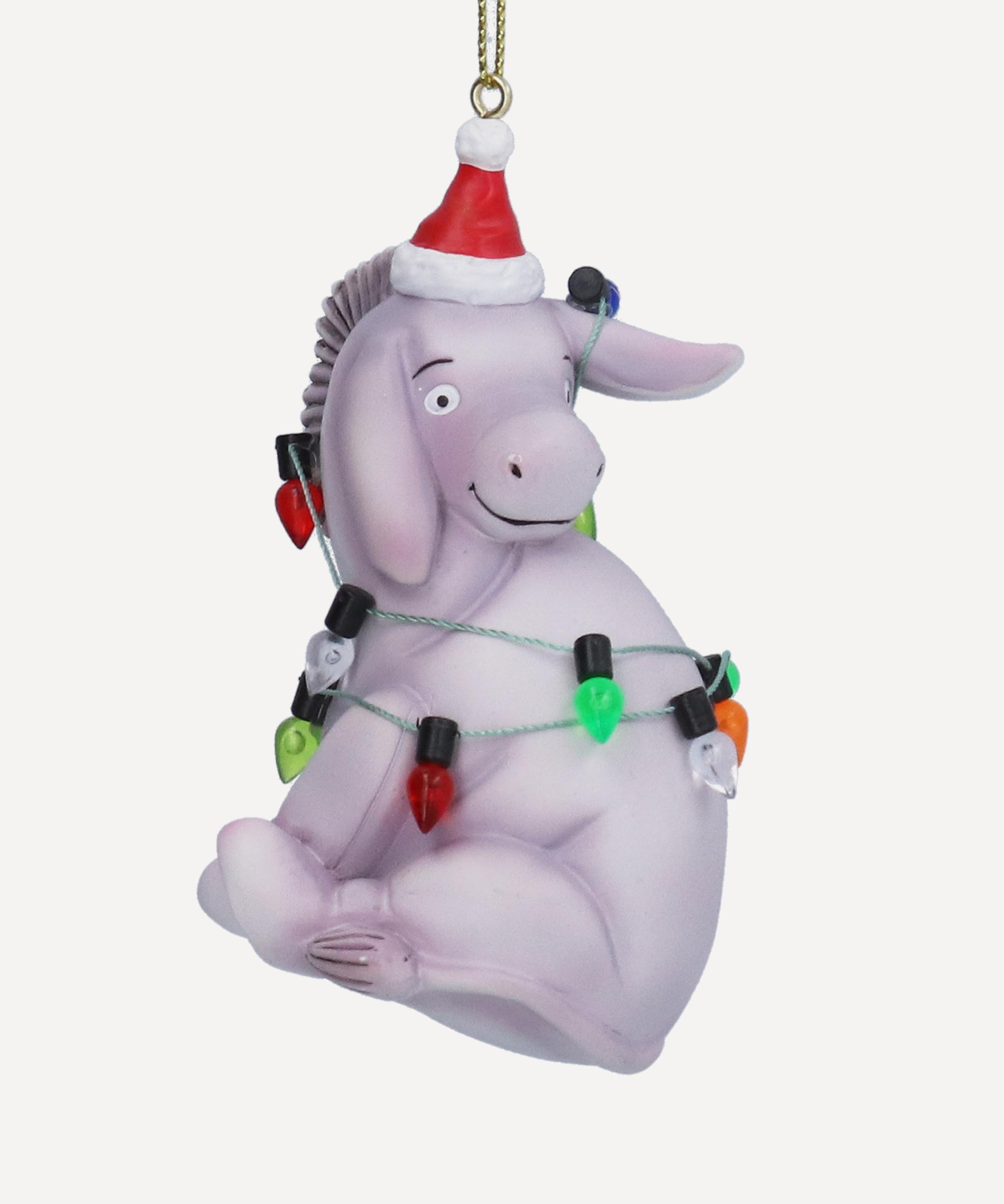 Christmas - Eeyore with Christmas Lights Ornament image number 0