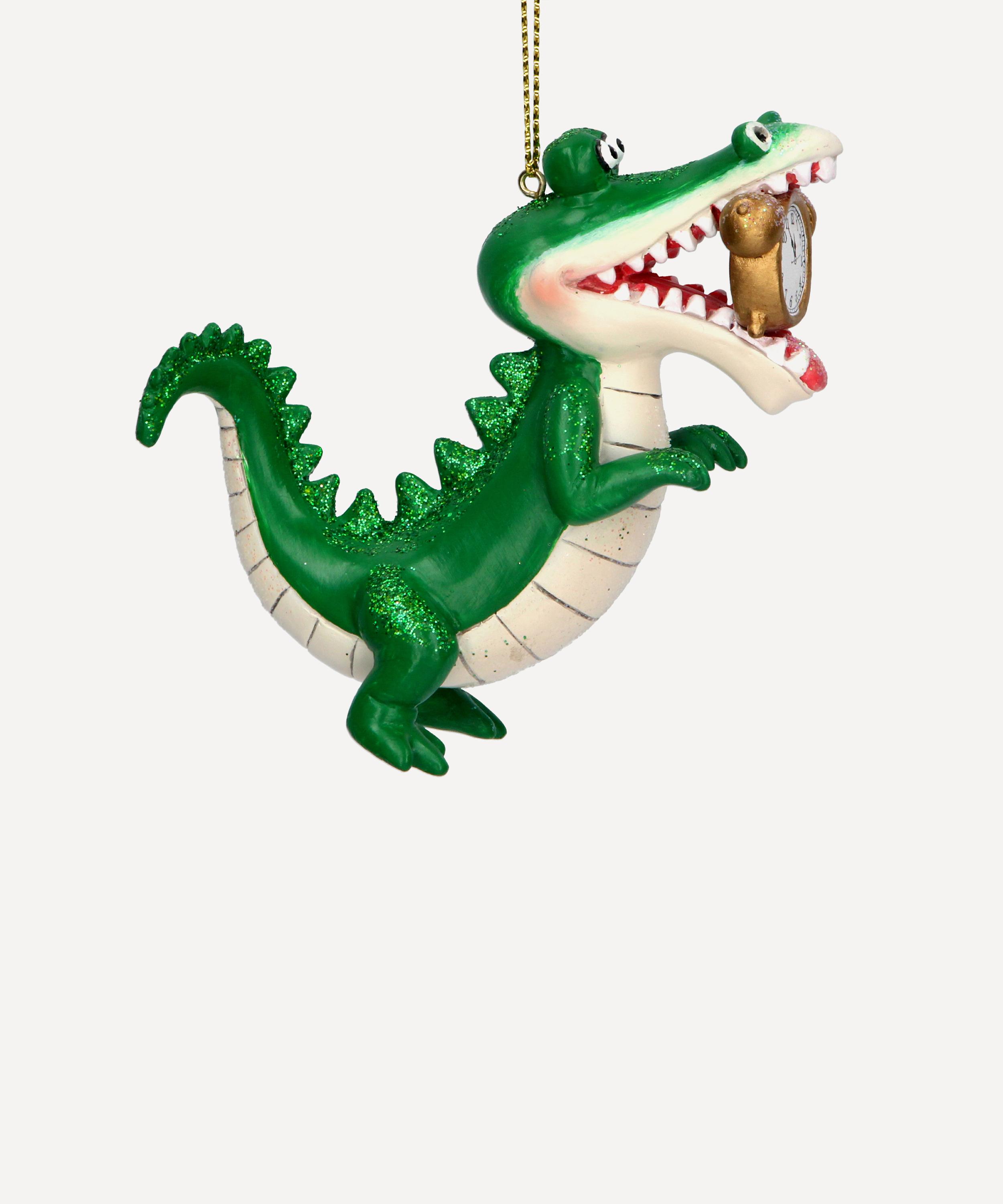 Christmas - Crocodile with Clock Ornament image number 0