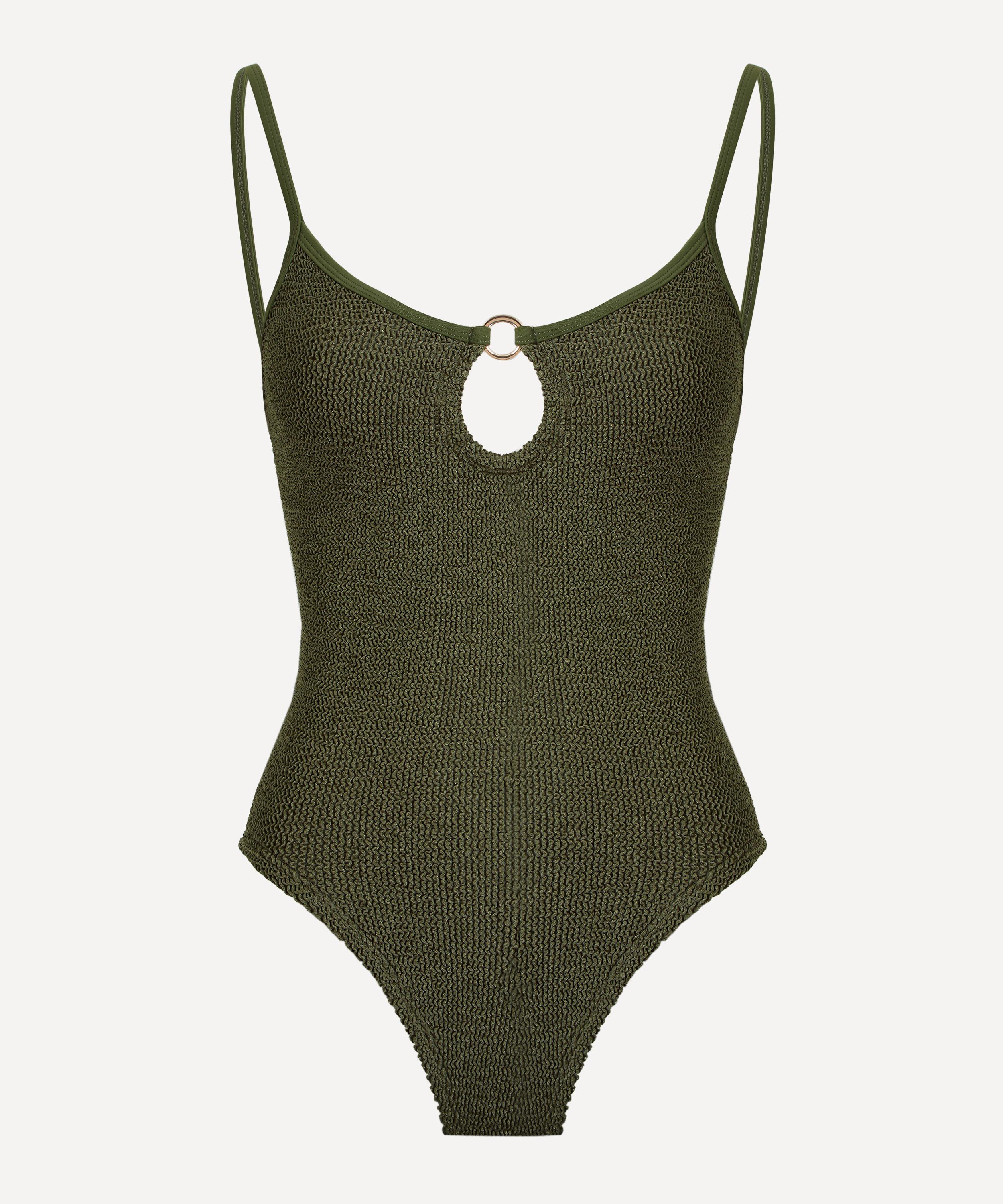 Hunza G - Toni Swimsuit with Gold Hoop image number 0