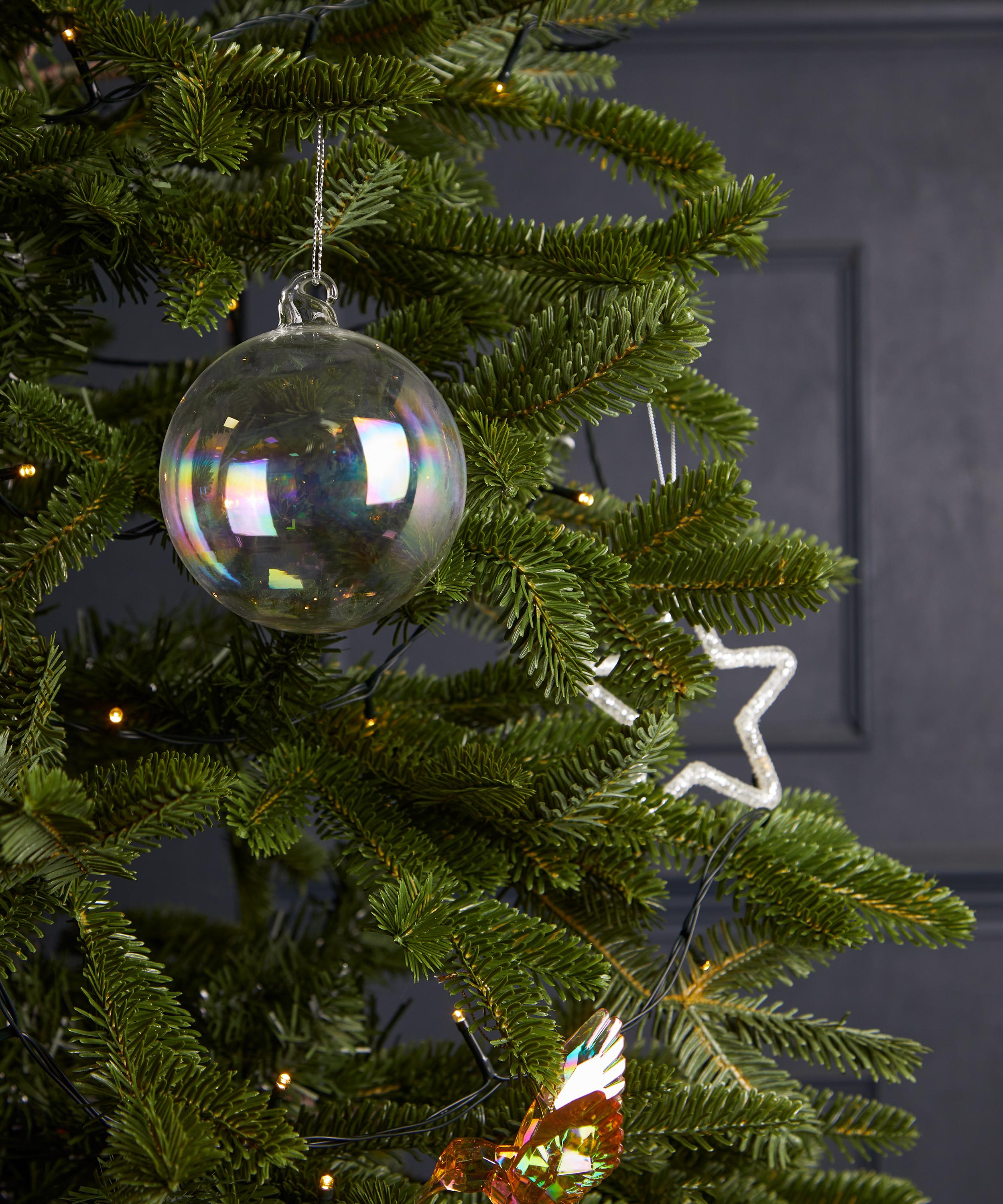 Christmas - Clear Soap Bubble Glass Ornament image number 1