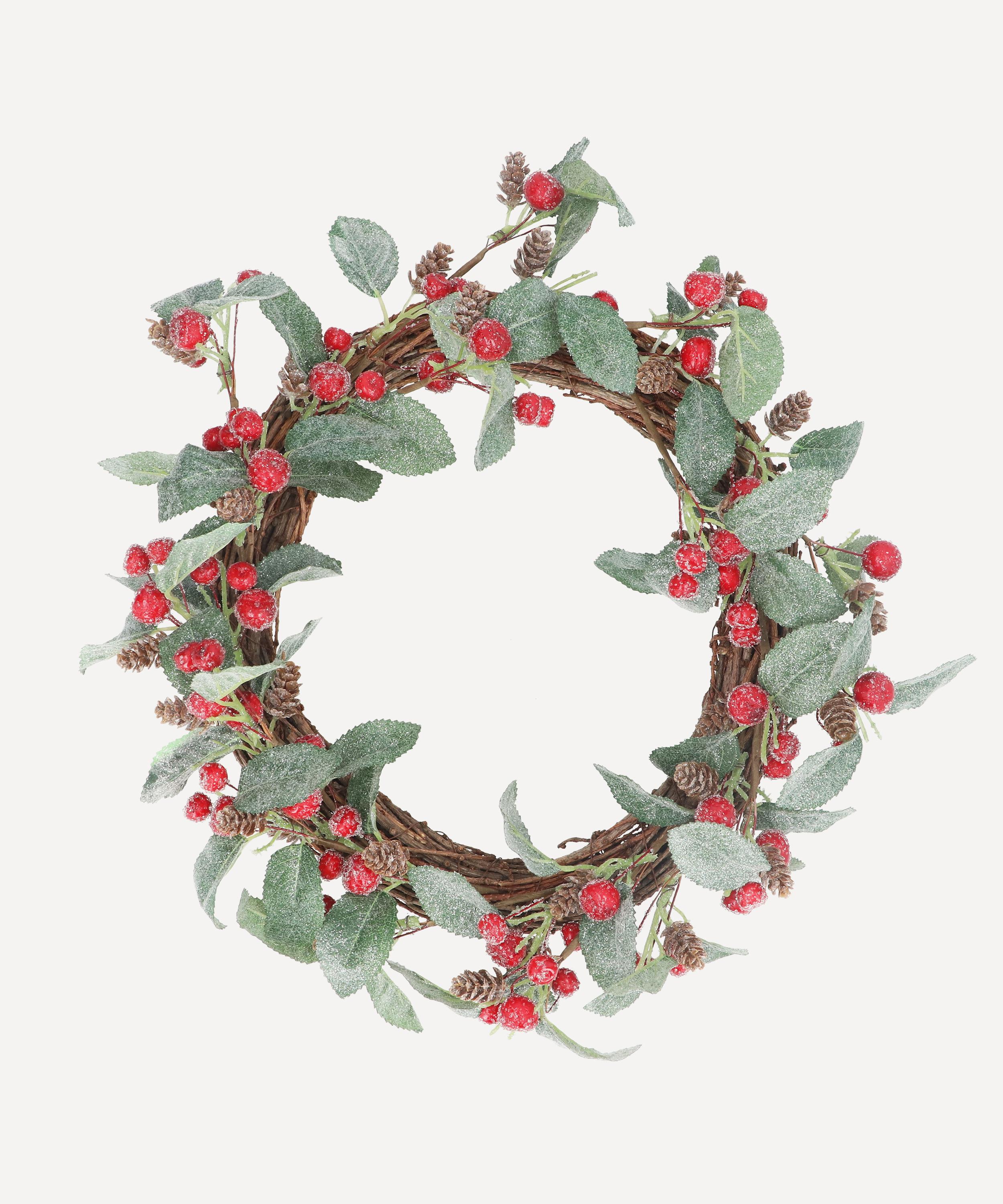 Christmas - Frosted Berries Christmas Wreath image number 0
