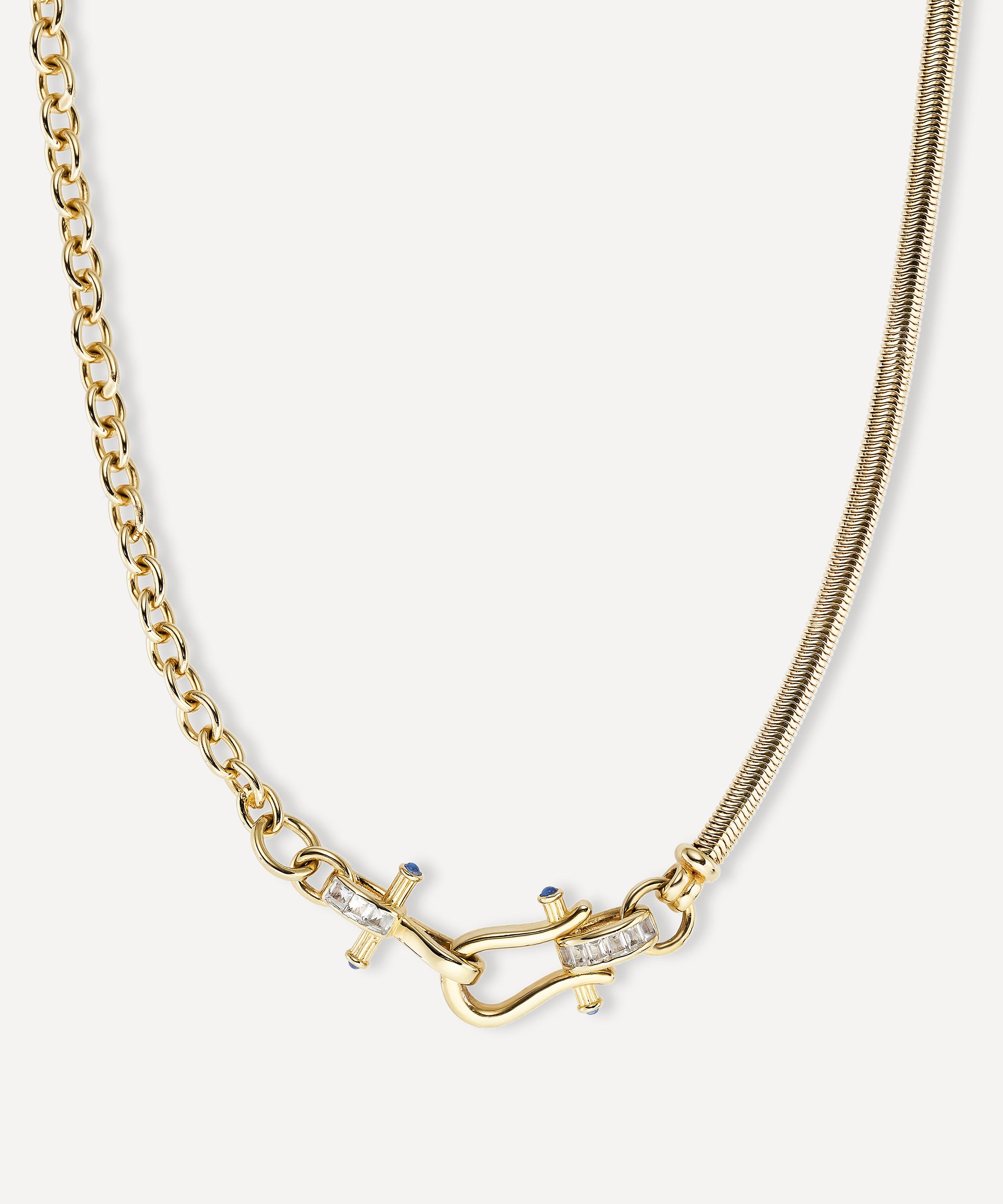 Laura Vann - 18ct Gold-Plated Agatha Necklace