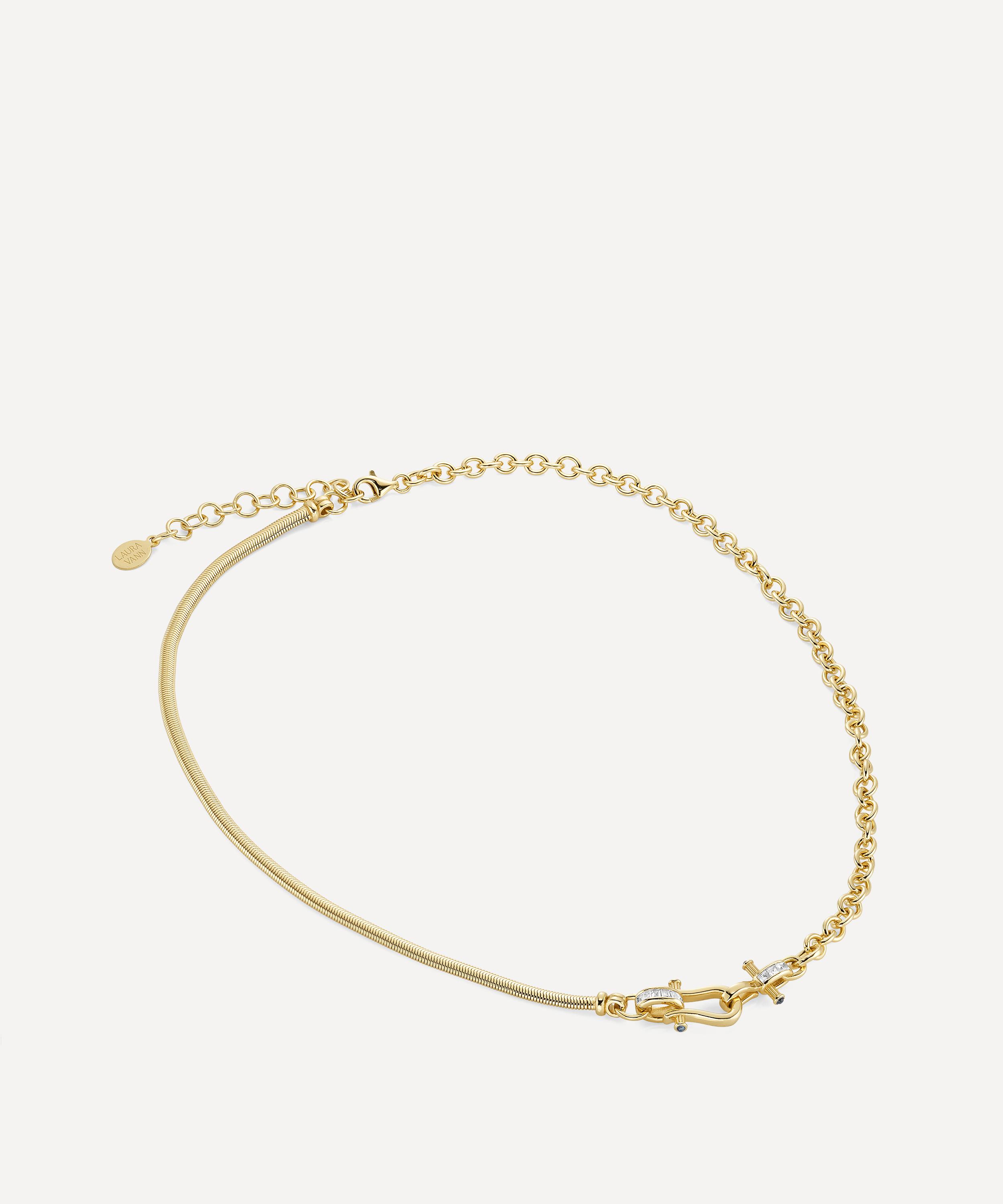 Laura Vann - 18ct Gold-Plated Agatha Necklace image number 2