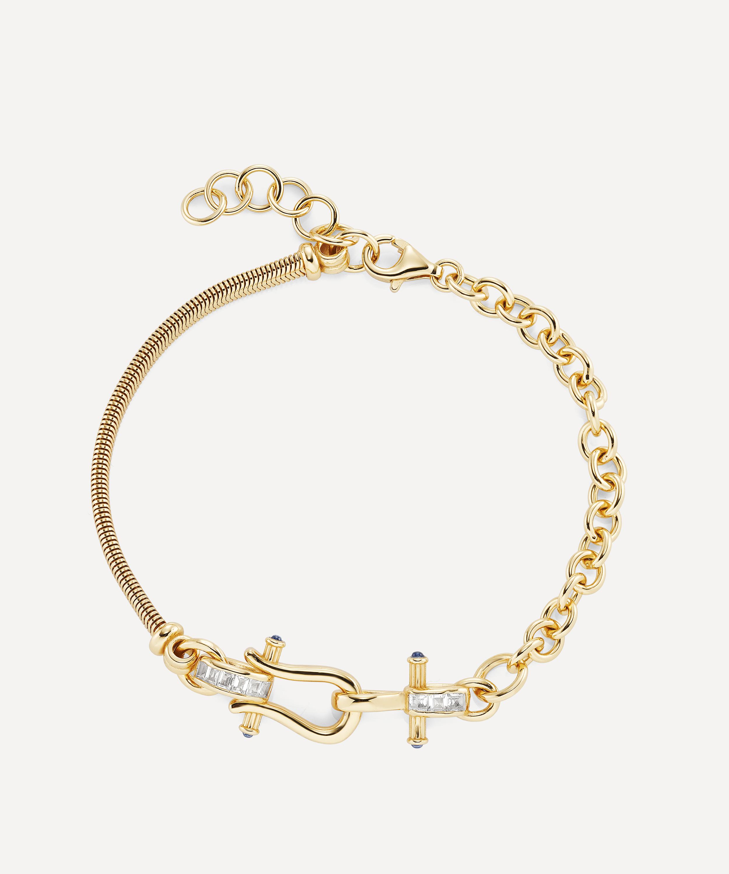 Laura Vann - 18ct Gold-Plated Agatha Bracelet
