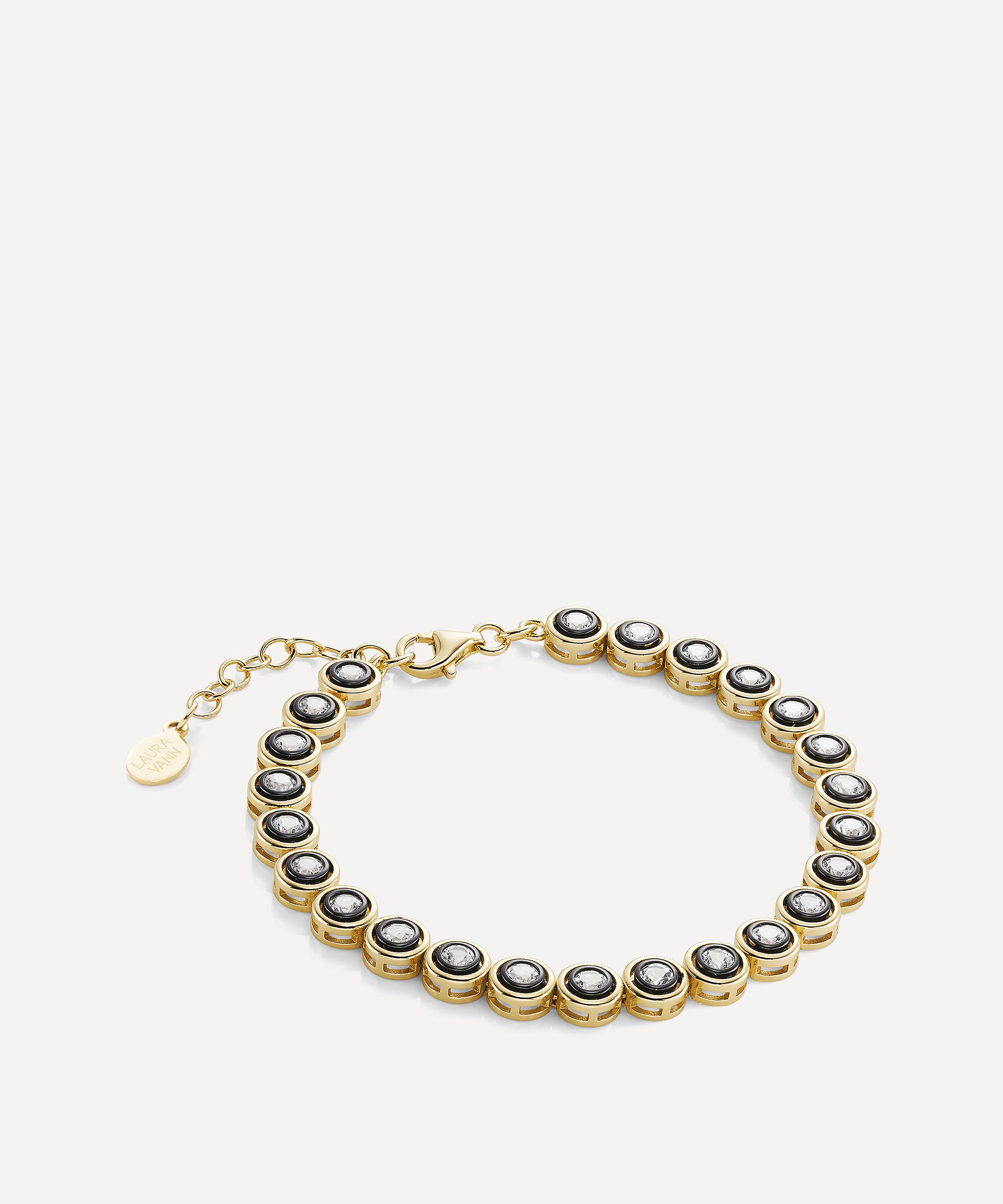 Laura Vann - 18ct Gold-Plated Silver Cecily Bracelet image number 2