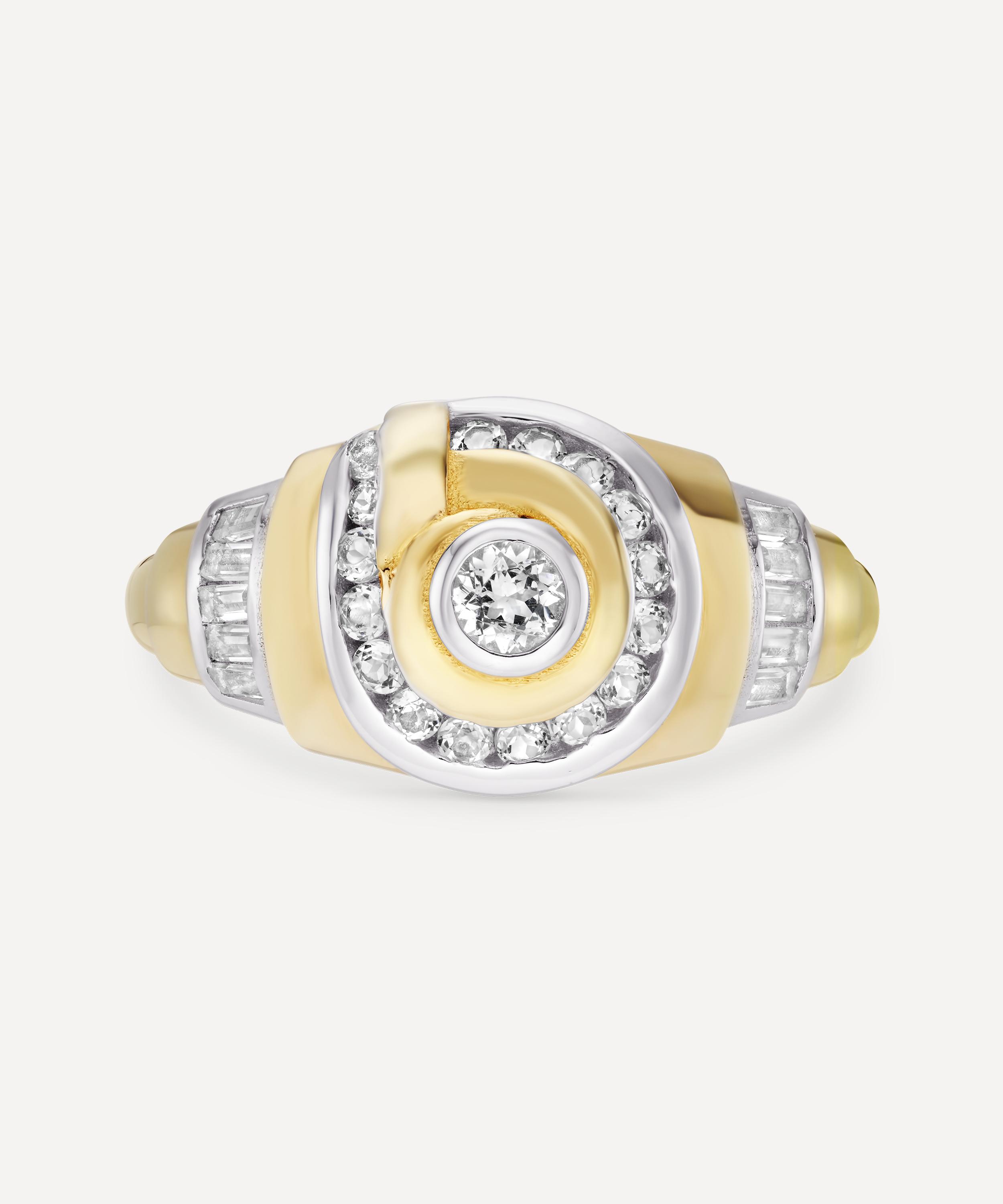 Laura Vann - 18ct Gold-Plated Vermeil Silver Edith Ring