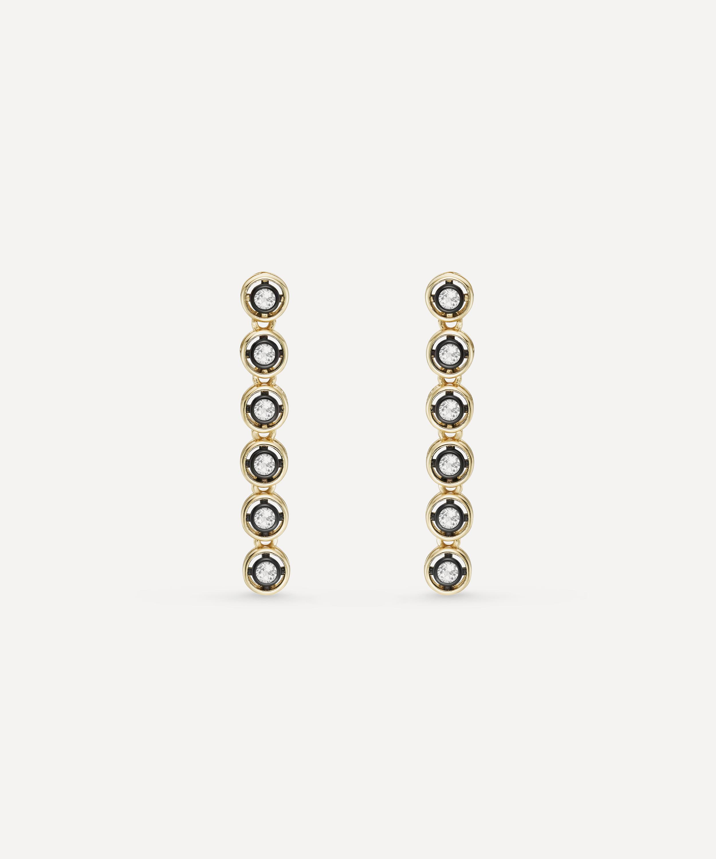 Laura Vann - 14ct Gold-Plated Vermeil Silver Cecily Drop Earrings