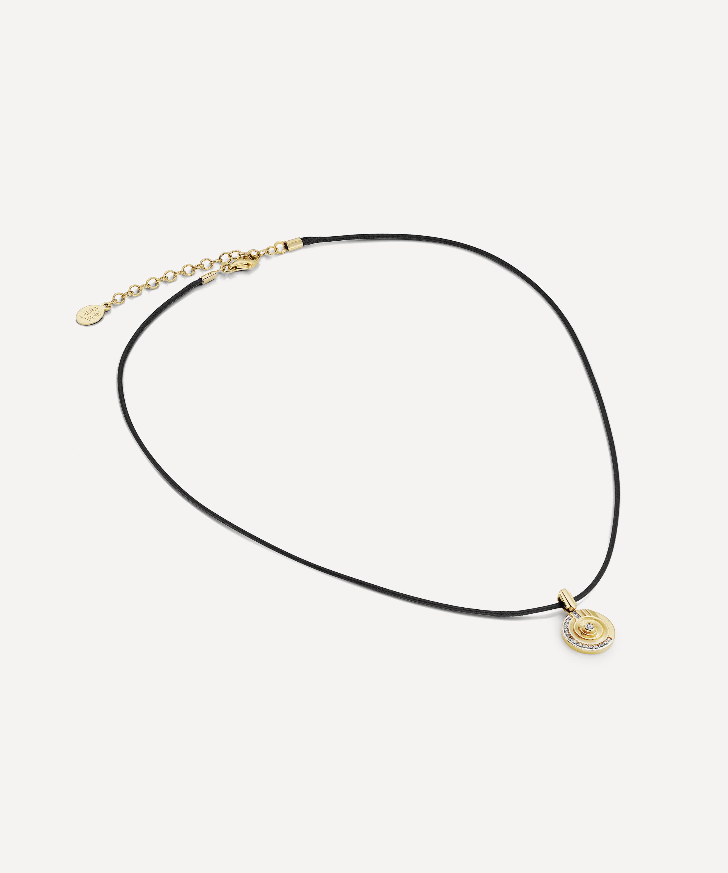 Laura Vann - 18ct Gold-Plated Edith Pendant Necklace image number 2