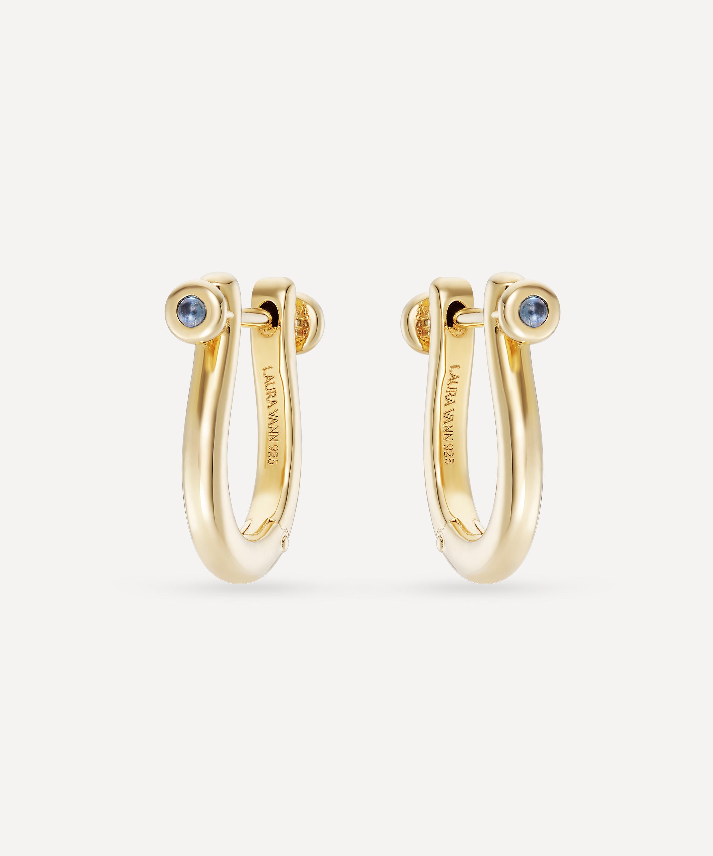 Laura Vann - 14ct Gold-Plated Vermeil Silver Cora Hoop Earrings
