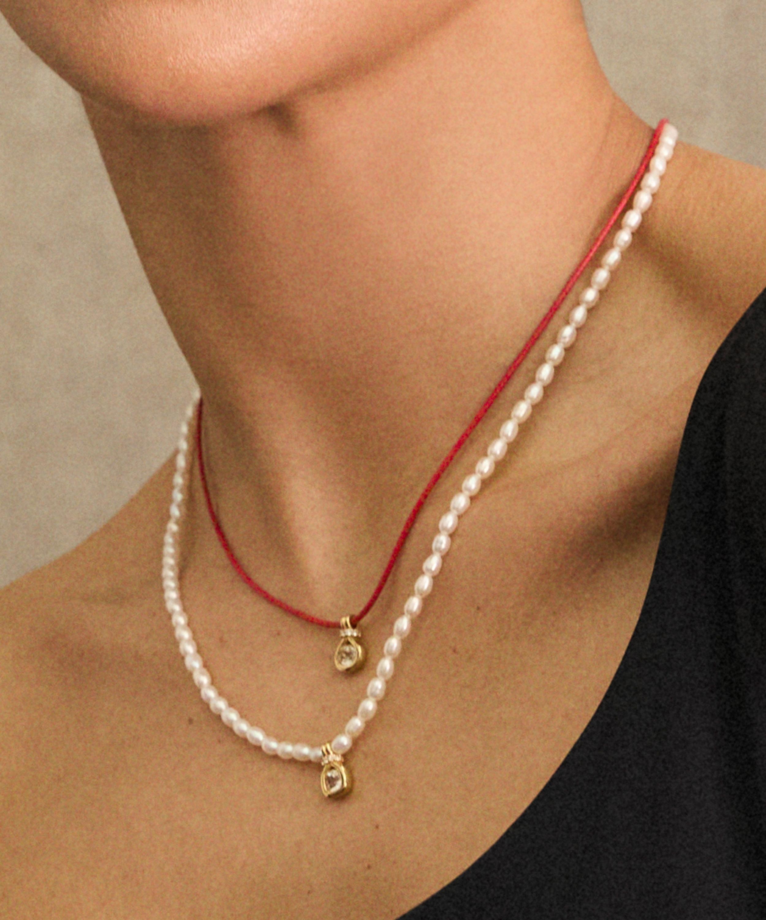 Laura Vann - 18ct Gold-Plated Felicity Pendant Necklace image number 1