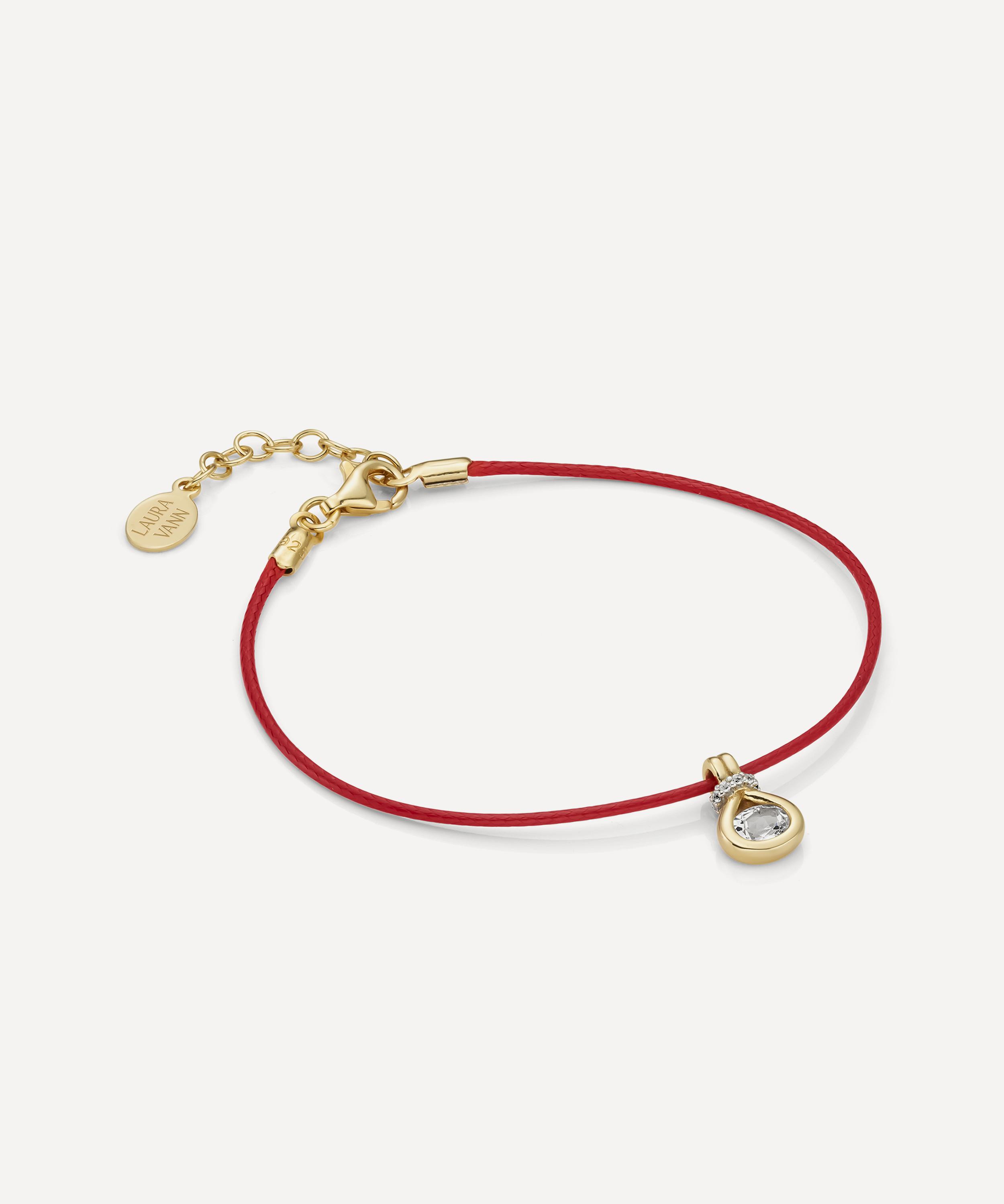 Laura Vann - 18ct Gold-Plated Silver Felicity Bracelet image number 1