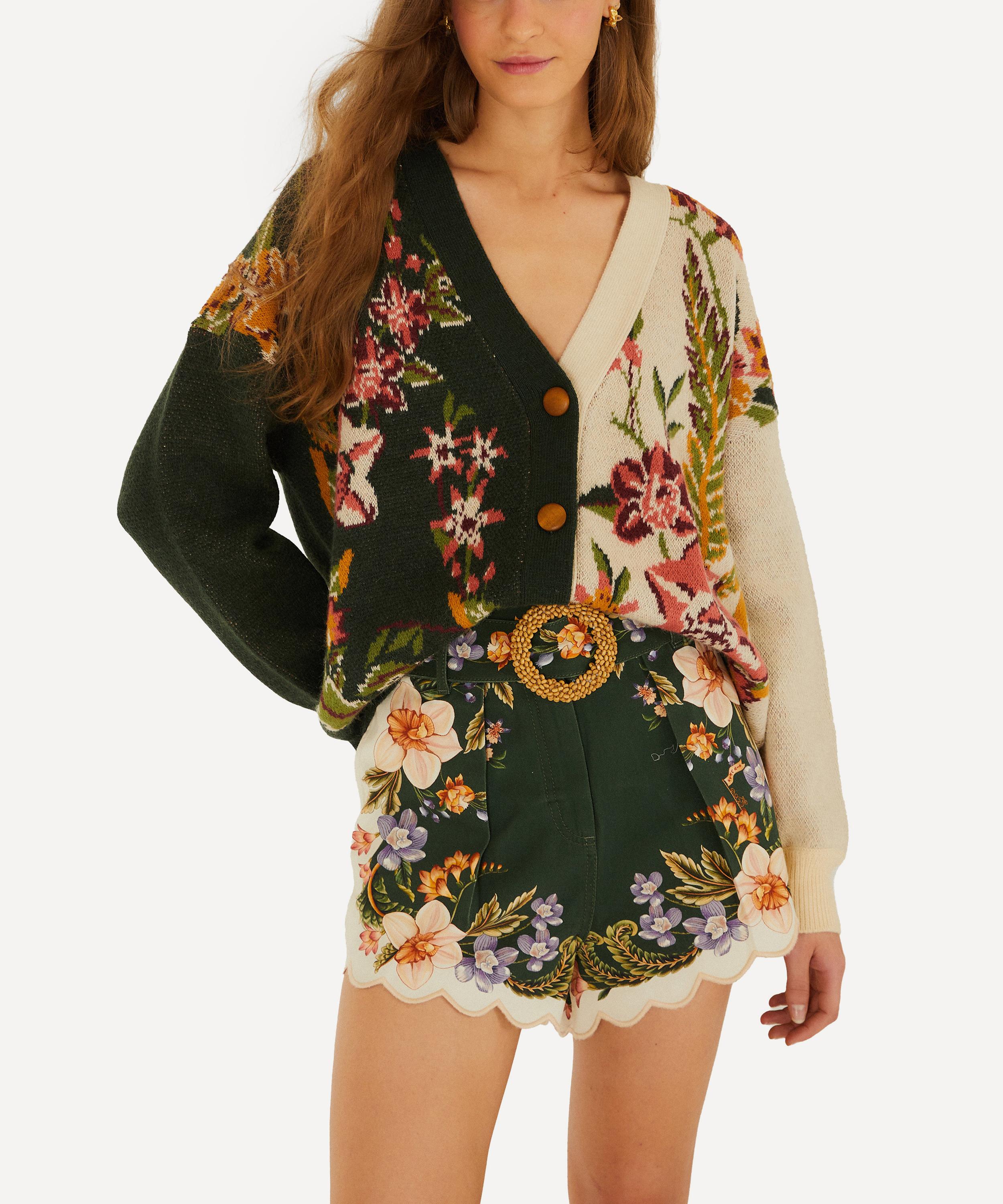 FARM Rio - Mixed Nature Knit Cardigan