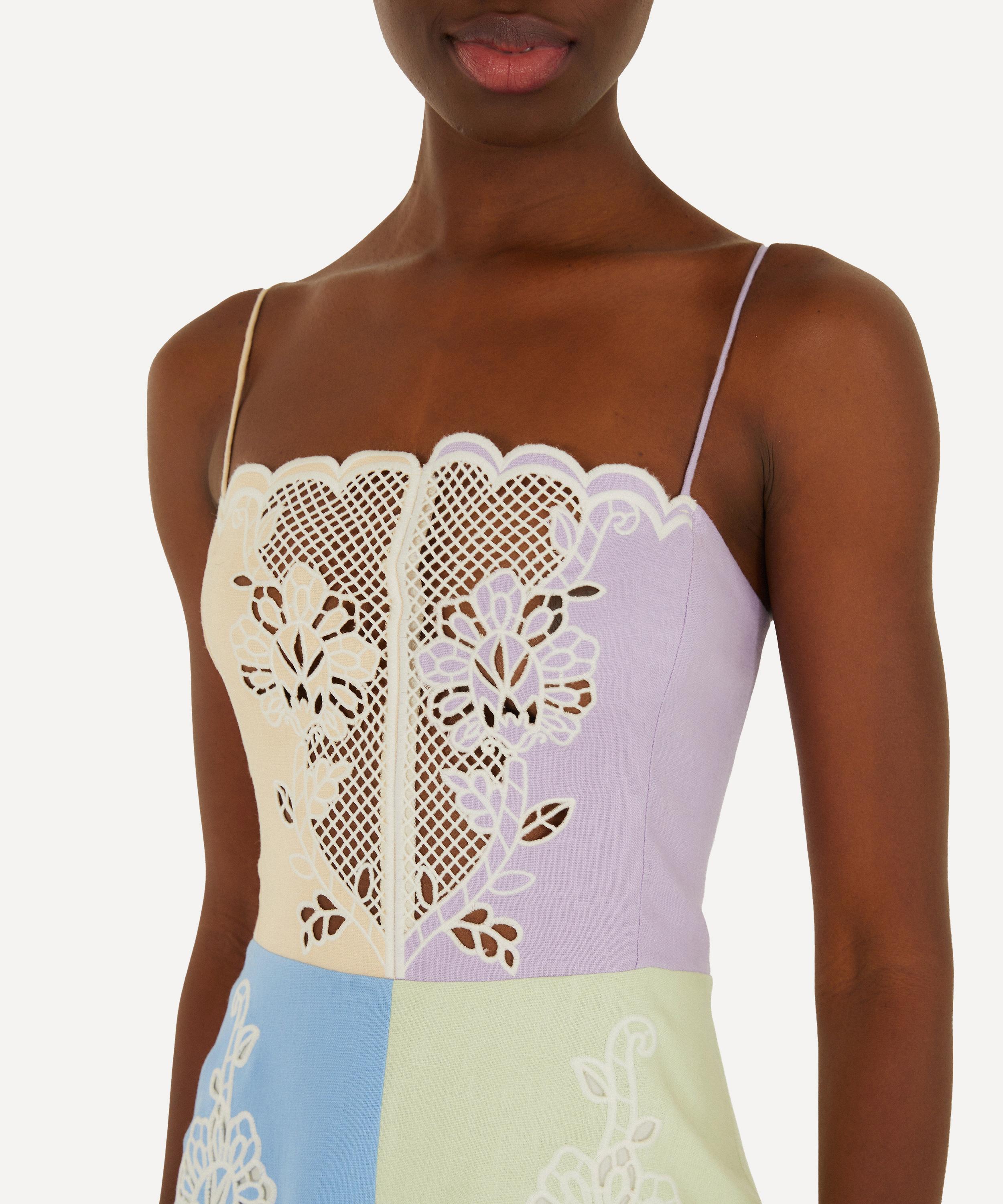 FARM Rio - Multicolor Embroidered Midi Dress&nbsp; image number 1