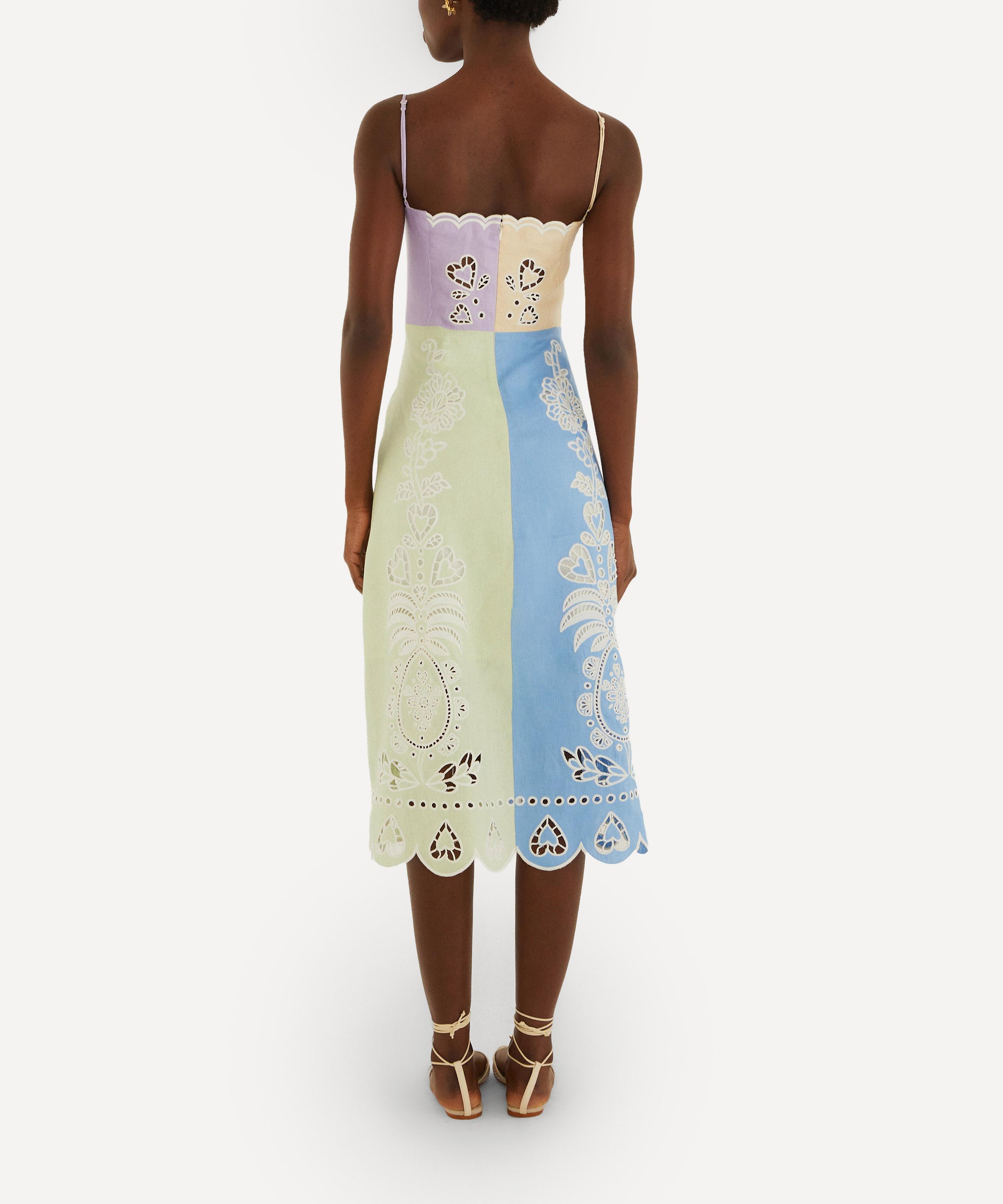 FARM Rio - Multicolor Embroidered Midi Dress&nbsp; image number 2