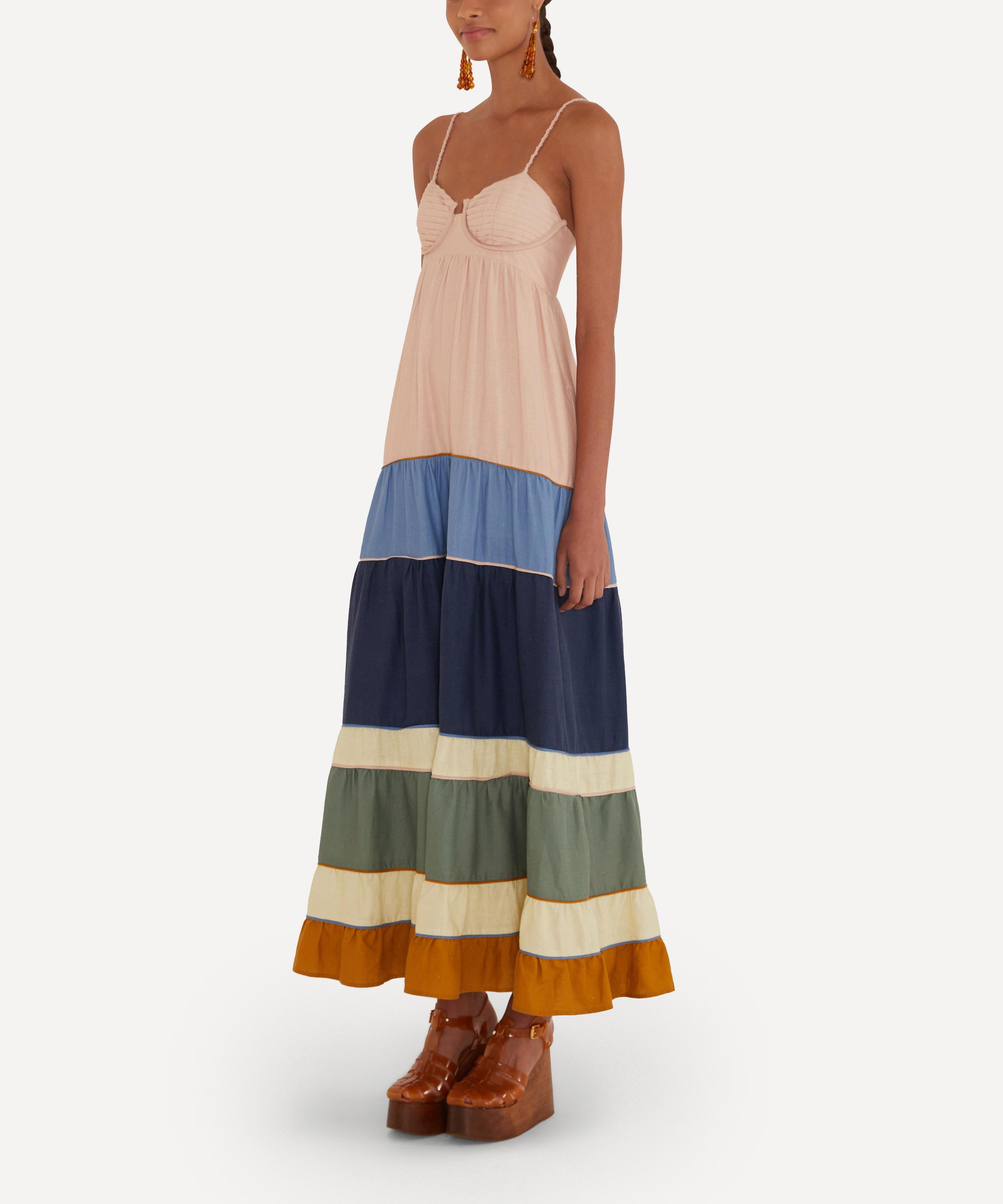 FARM Rio - Multicolor Pleats Maxi Dress&nbsp;