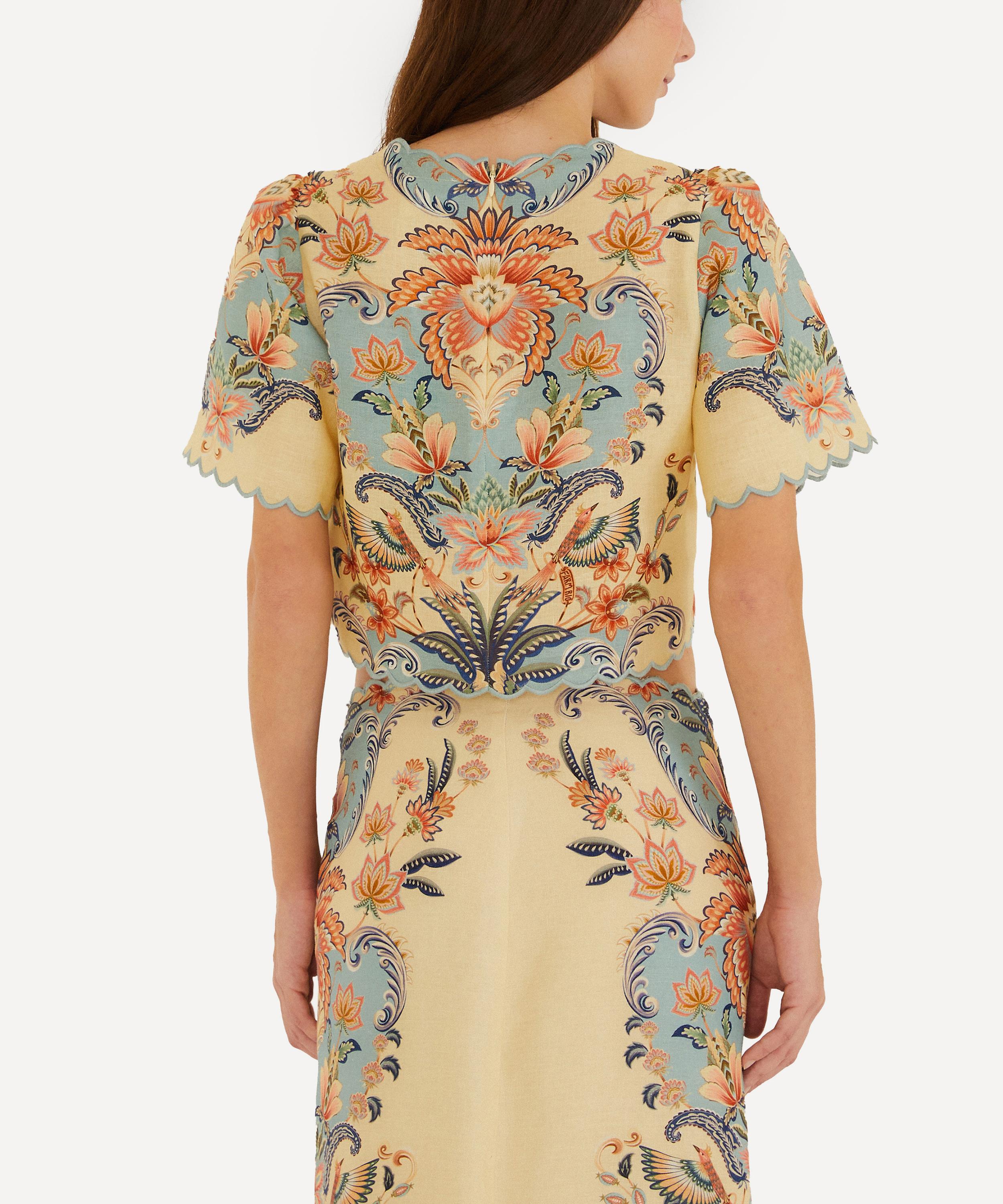 FARM Rio - Butter Yellow Boho Beauty Top image number 2