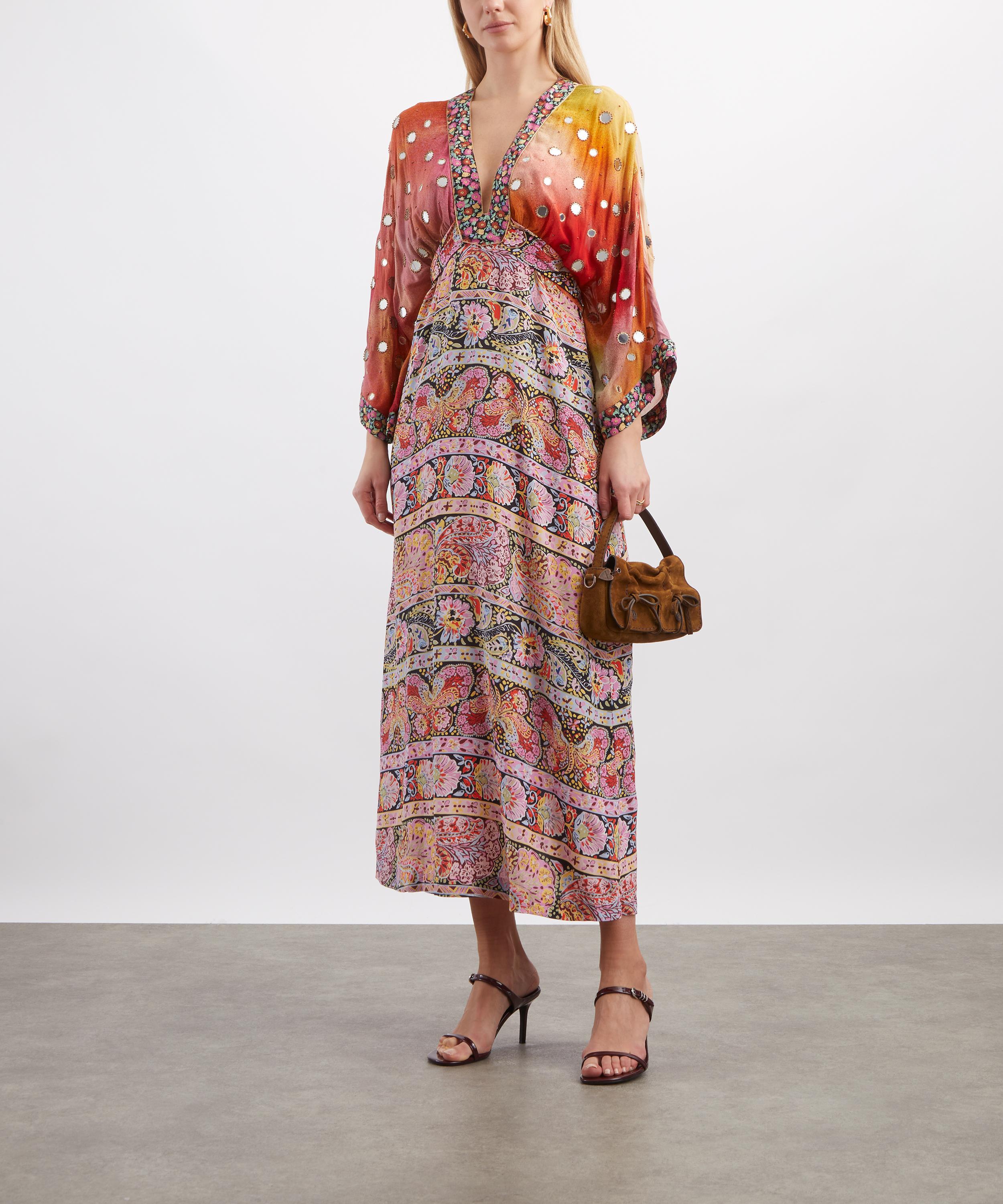 RIXO - Made With Liberty Fabrics Flori Silk Embellished Dress image number 1