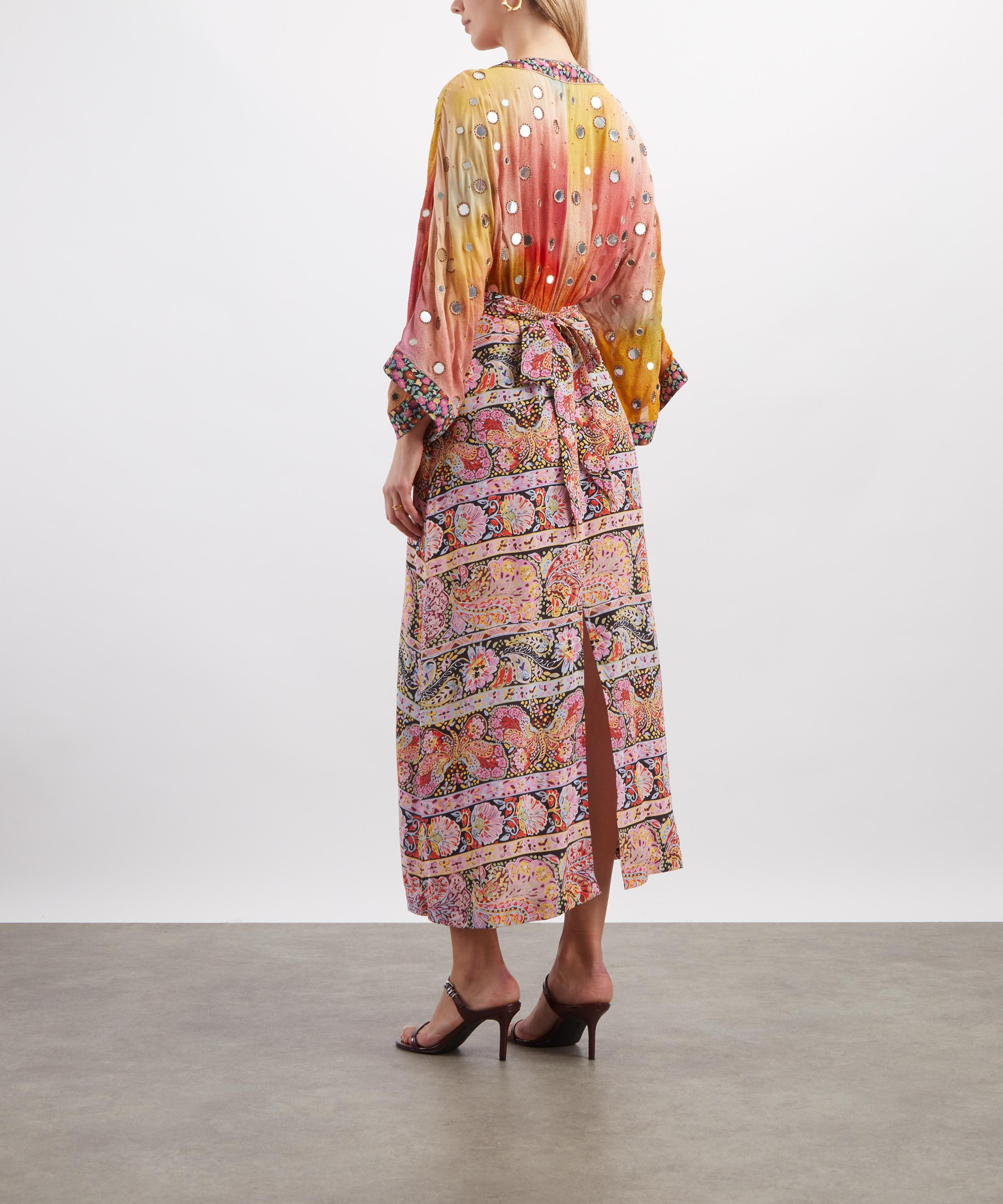 RIXO - Made With Liberty Fabrics Flori Silk Embellished Dress image number 3