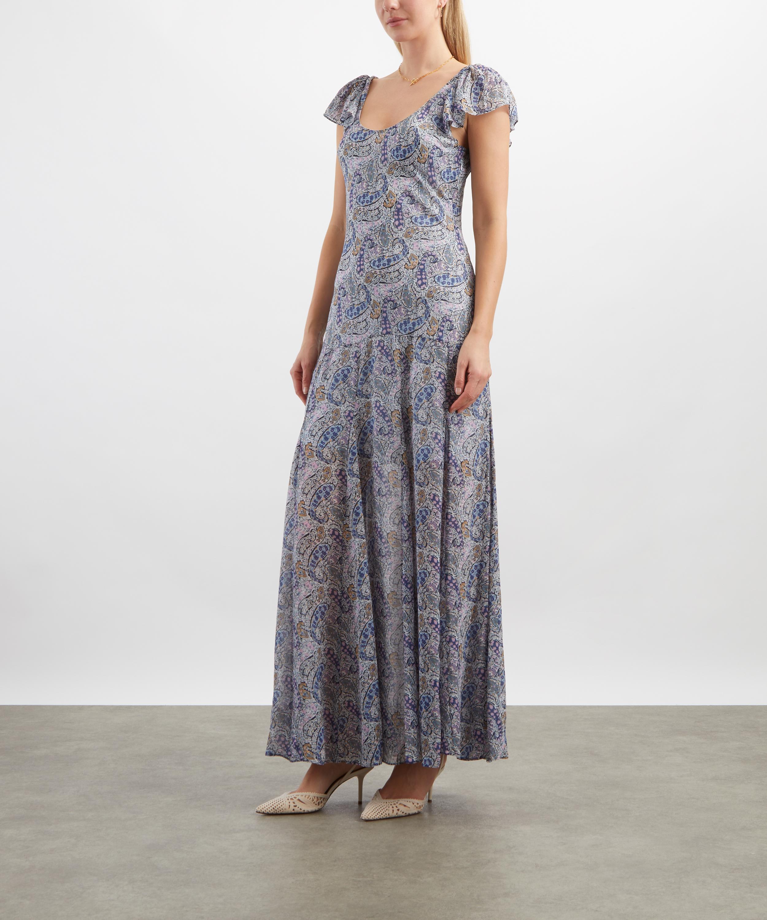 RIXO - Made With Liberty Fabrics Erianne Bourton Navy Dress image number 2