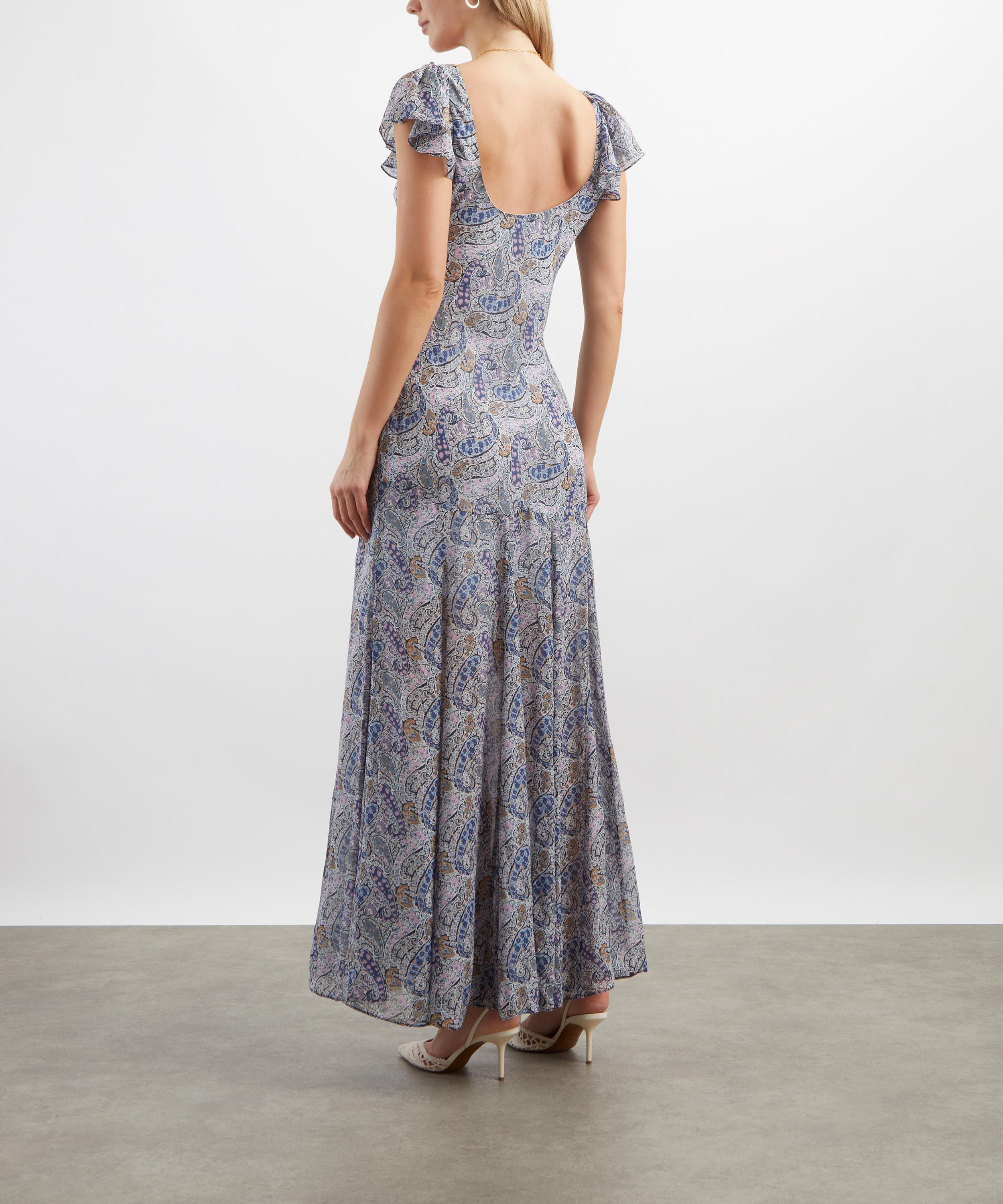 RIXO - Made With Liberty Fabrics Erianne Bourton Navy Dress image number 3