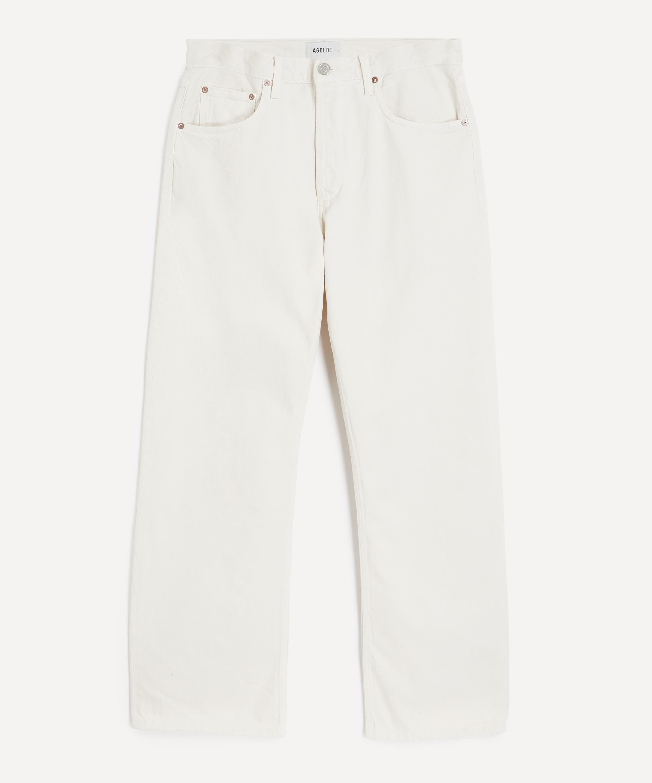 AGOLDE - Magnus Straight-Leg Denim Trousers in Chalk White