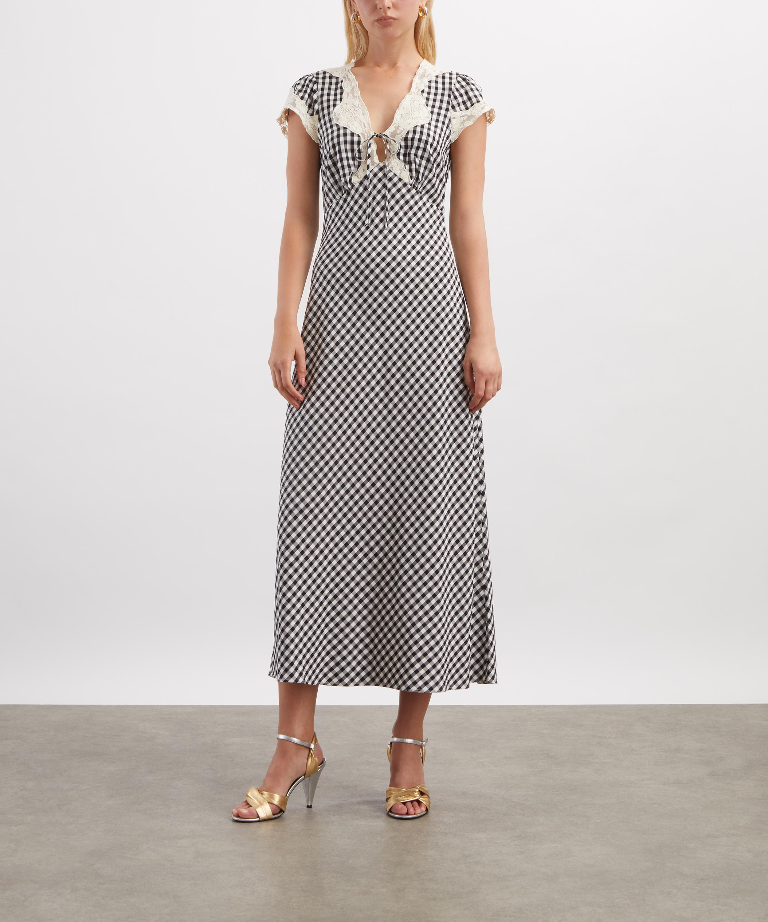 RIXO - Amari Beth Check Midi Dress image number 2