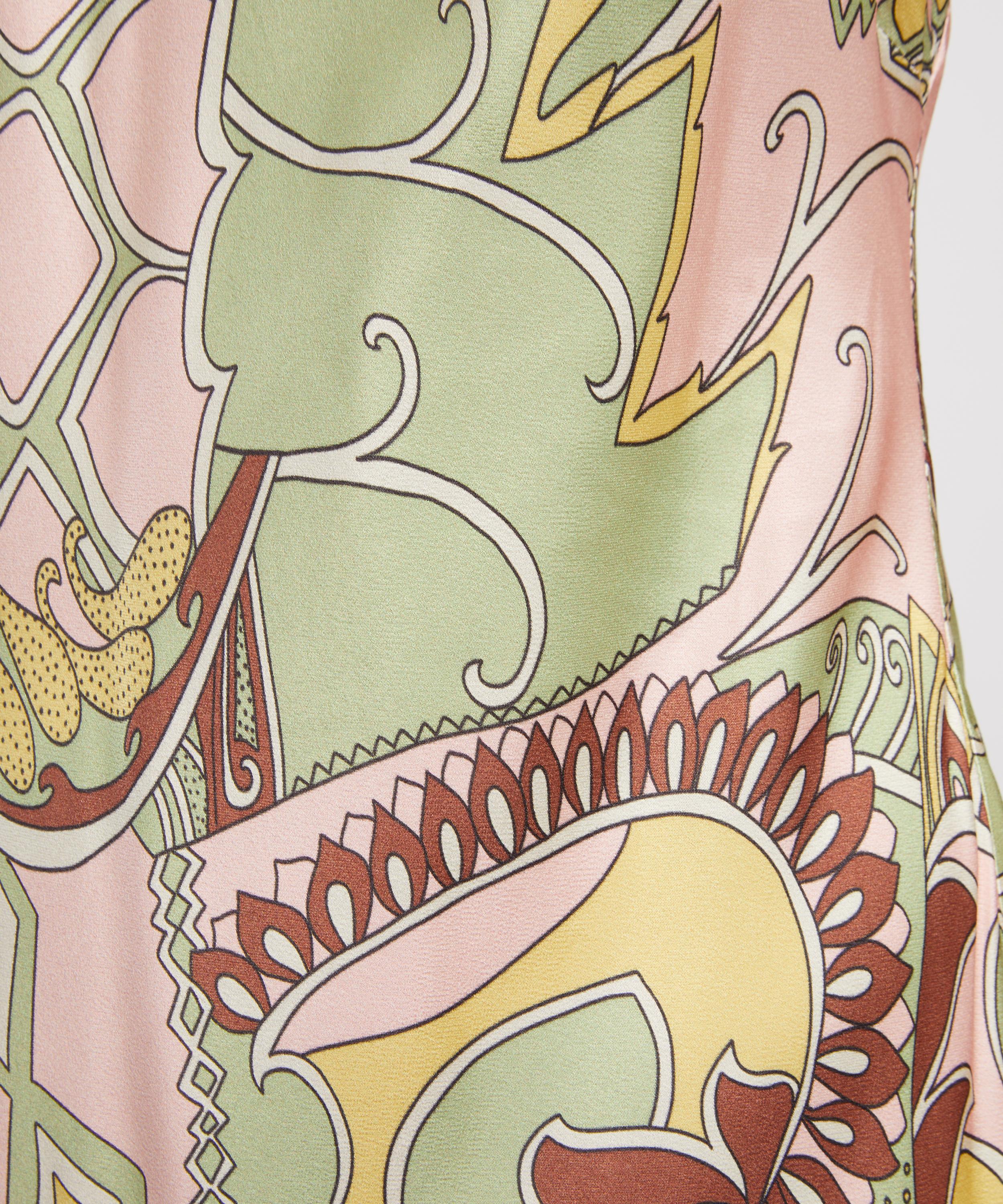 RIXO - Maura Satin Midi Dress image number 4