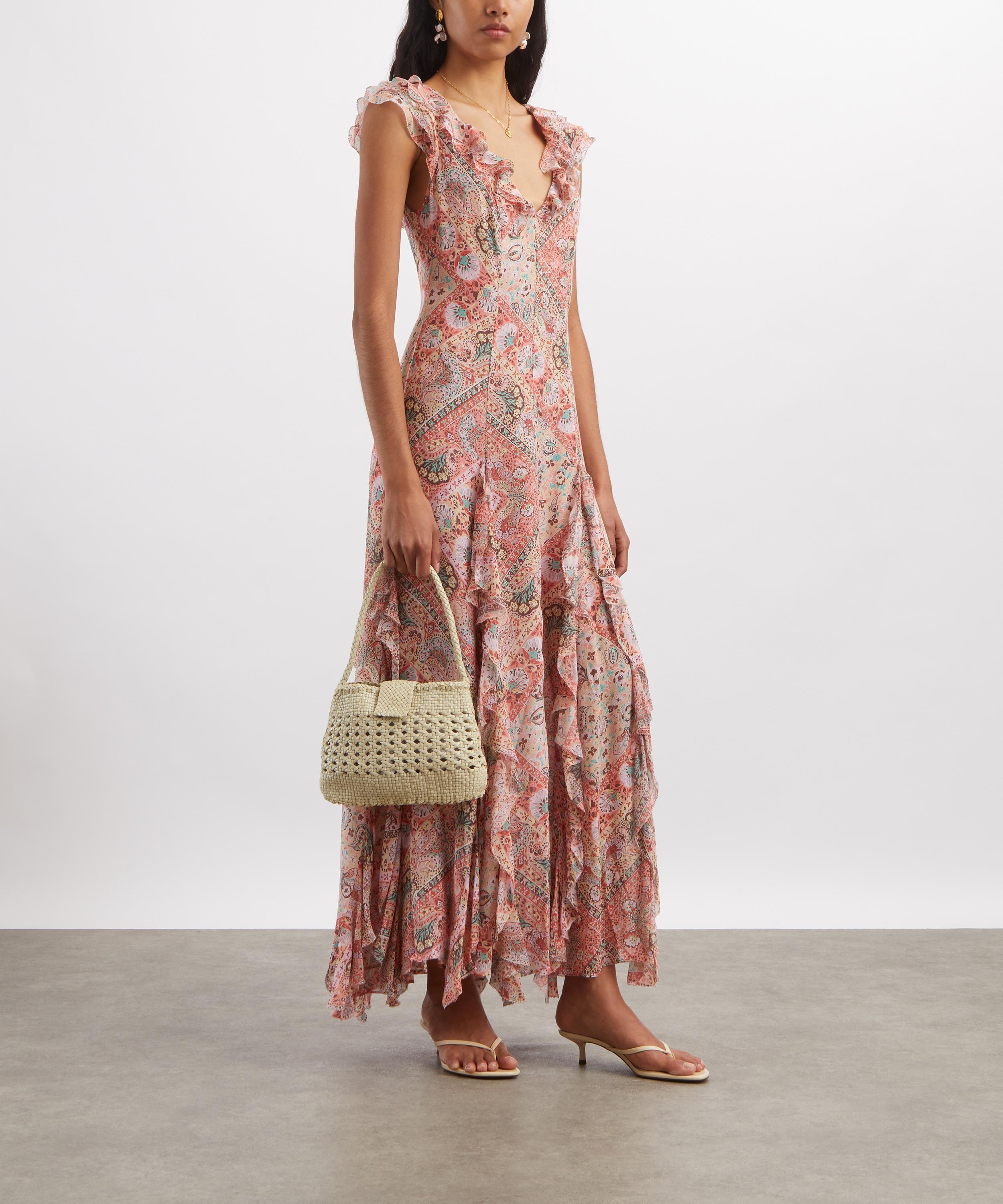 RIXO - Ambika Chiffon Maxi Dress image number 1