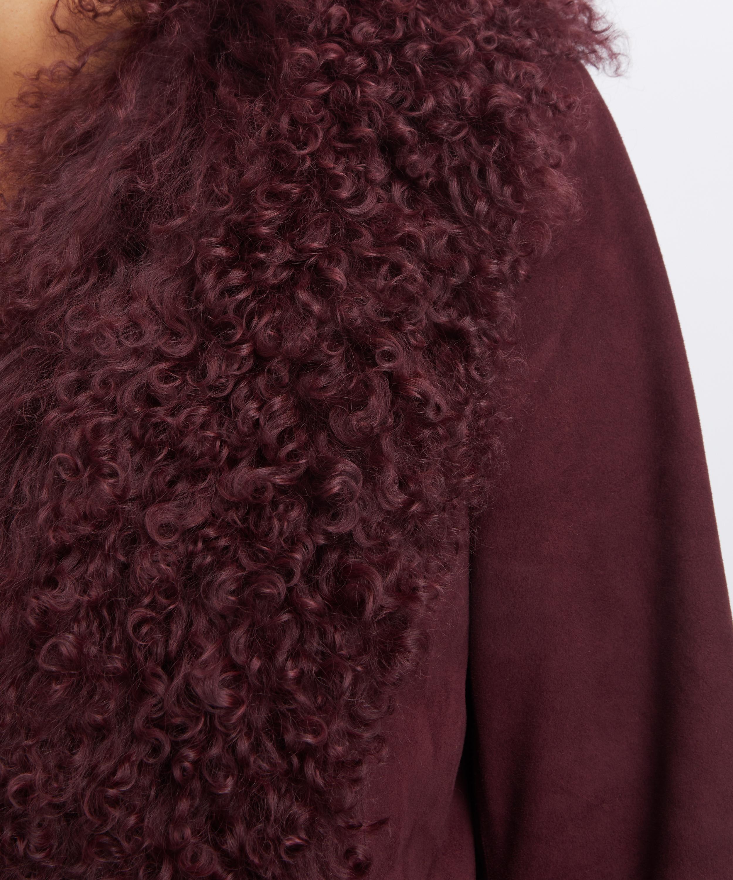 RIXO - Sammy Maroon Suede Jacket image number 4