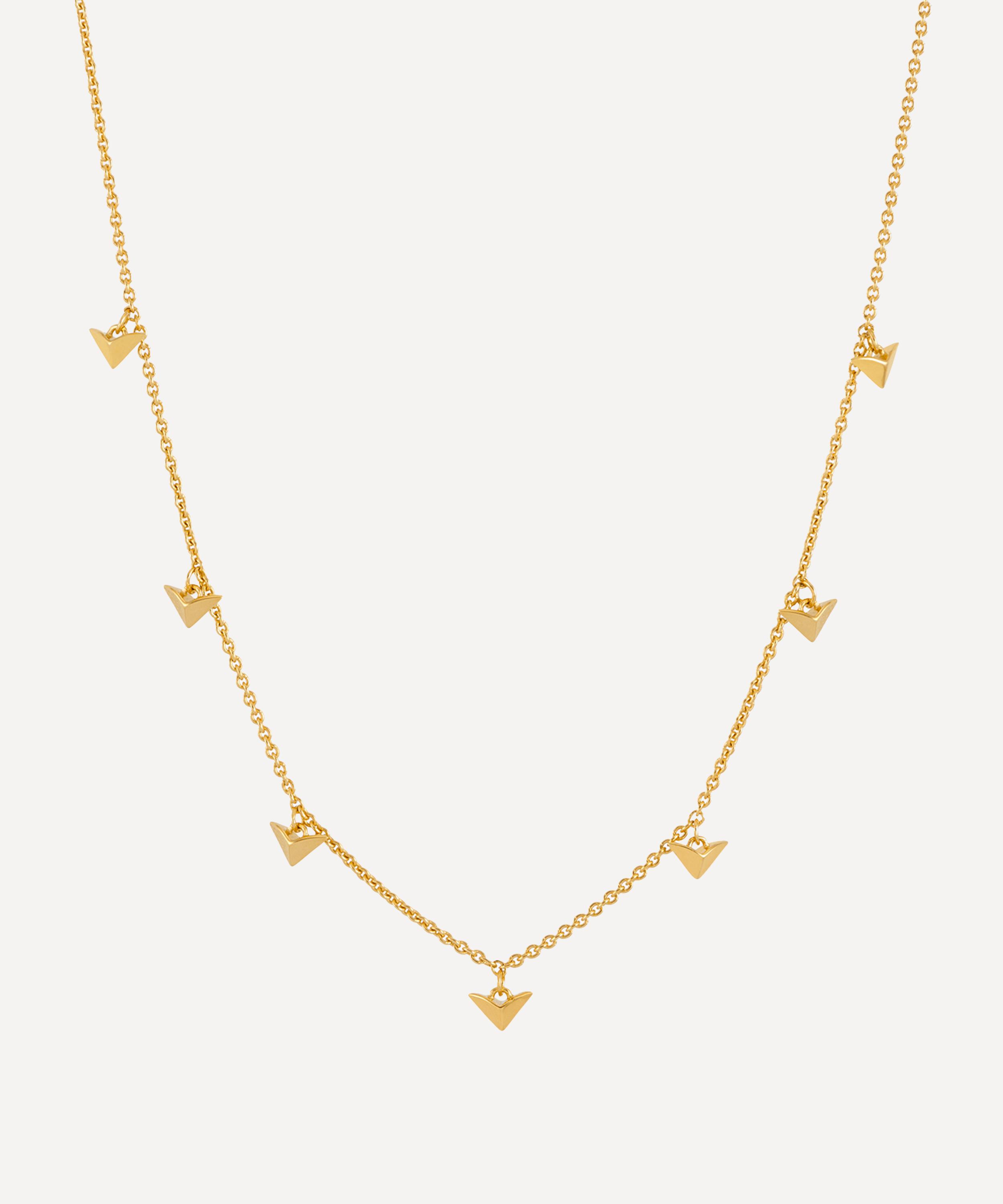 Rachel Jackson - 18ct Gold-Plated Dreamer Bird Choker Necklace