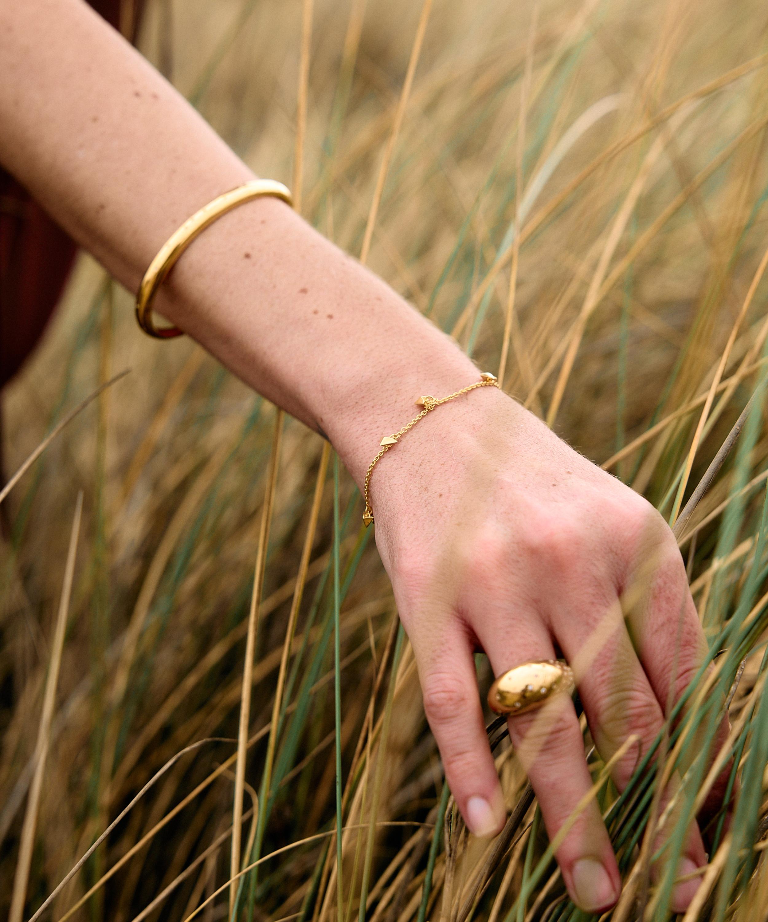 Rachel Jackson - 18ct Gold-Plated Dreamer Bird Bracelet image number 1