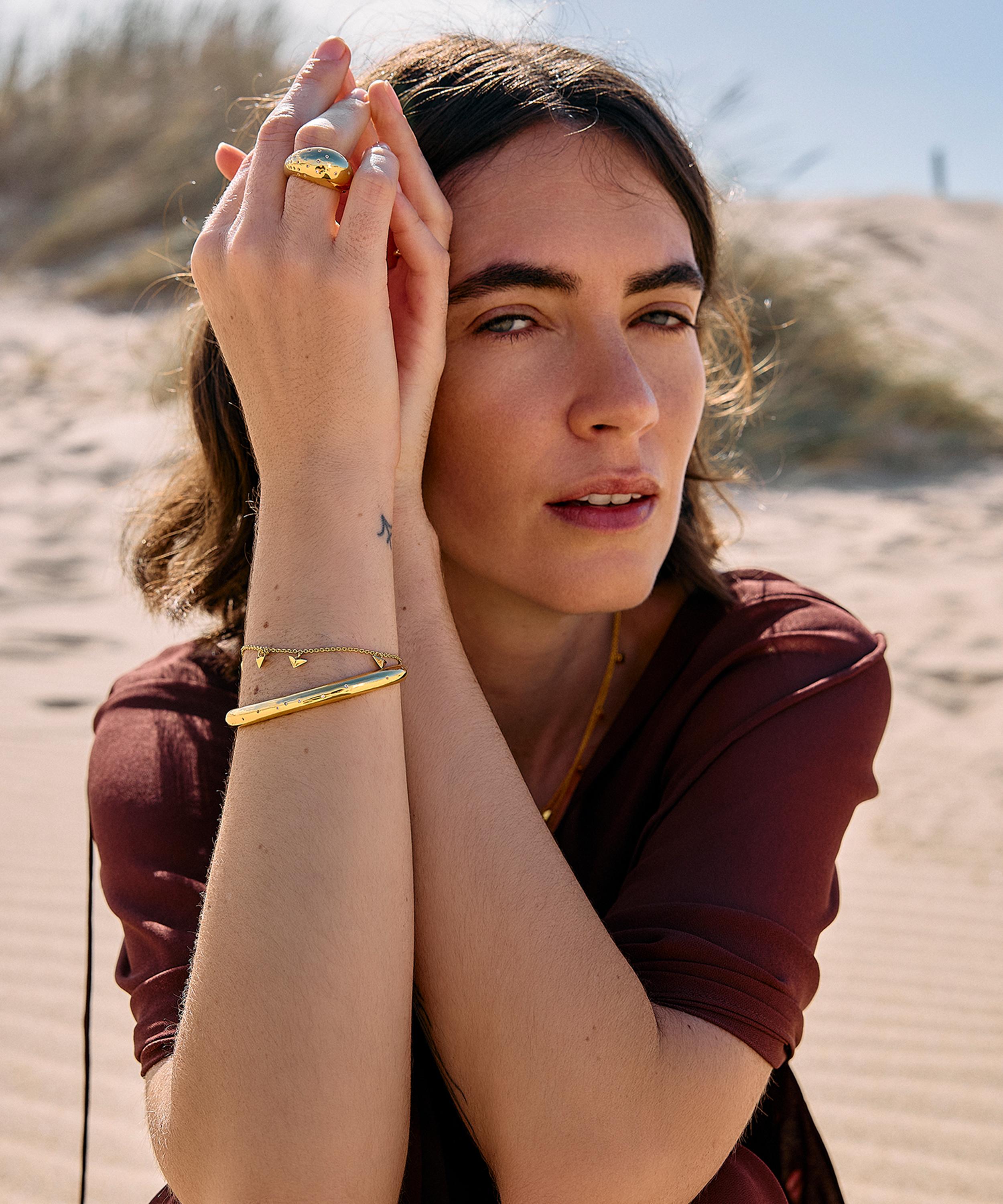 Rachel Jackson - 18ct Gold-Plated Dreamer Bird Bracelet image number 3