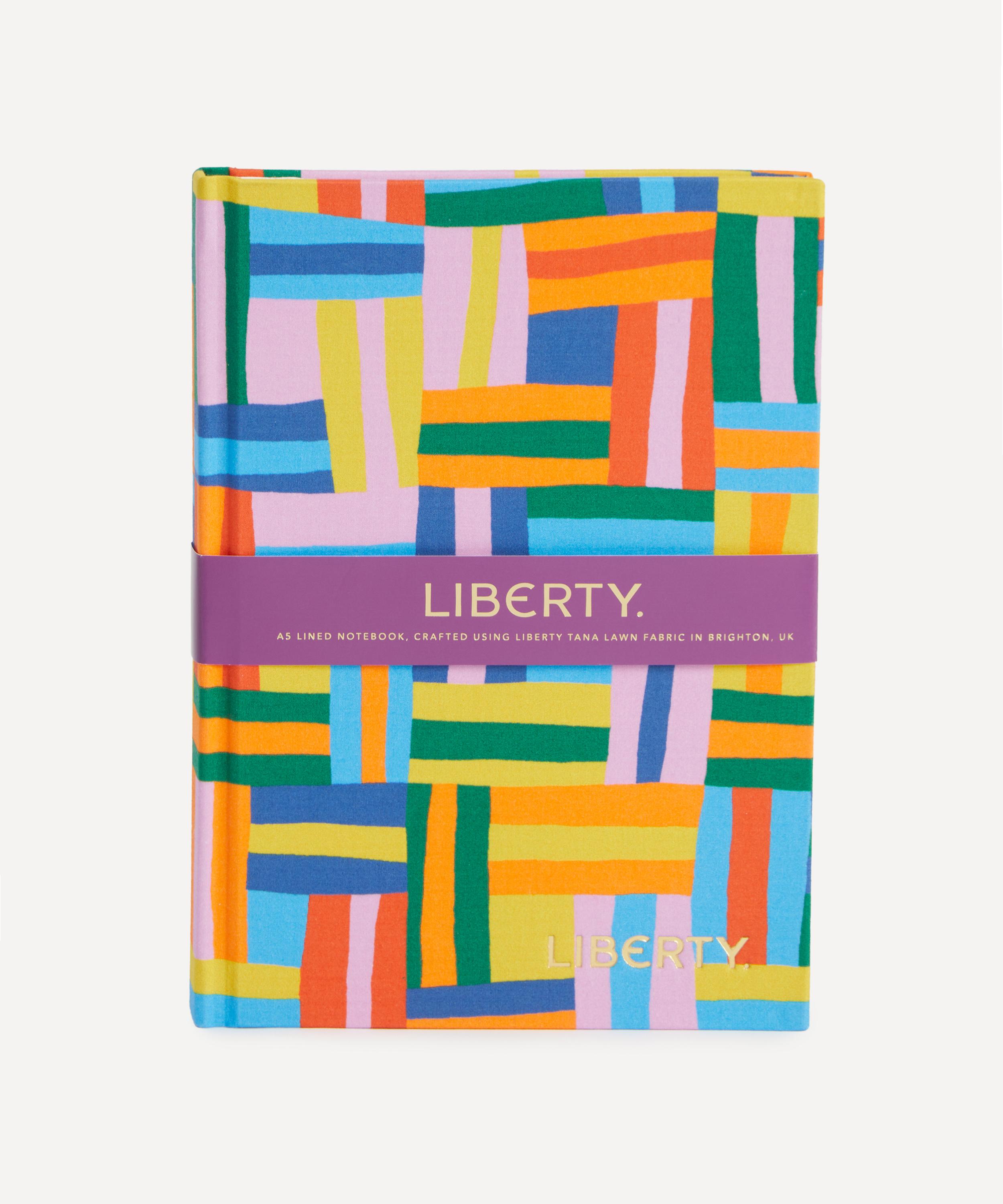 Liberty - Basket Weave Liberty Morocco Silk A5 Lined Notebook