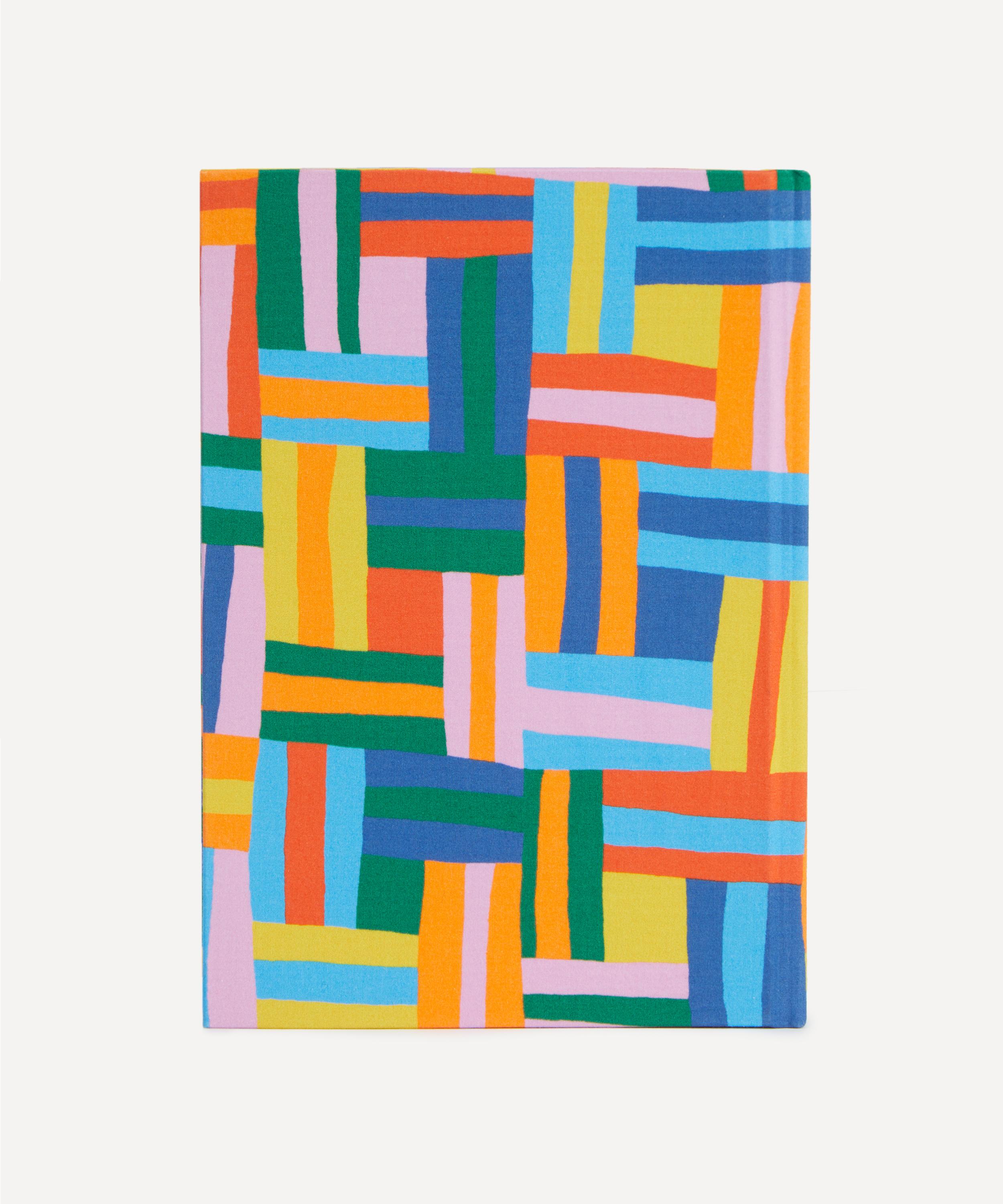 Liberty - Basket Weave Liberty Morocco Silk A5 Lined Notebook image number 2