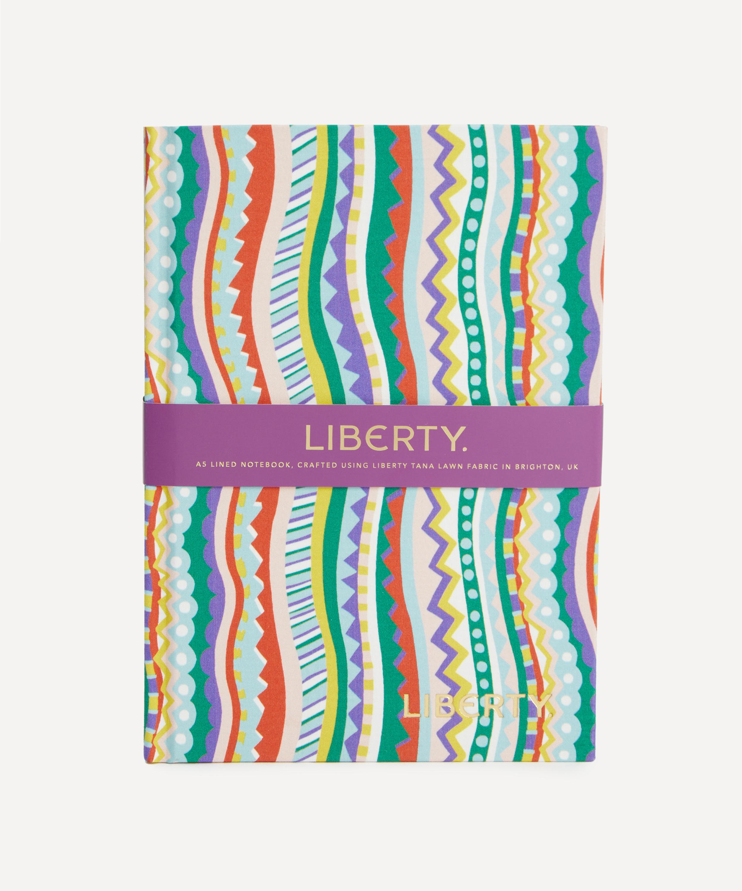 Liberty - Circus Stripe Liberty Morocco Silk A5 Lined Notebook