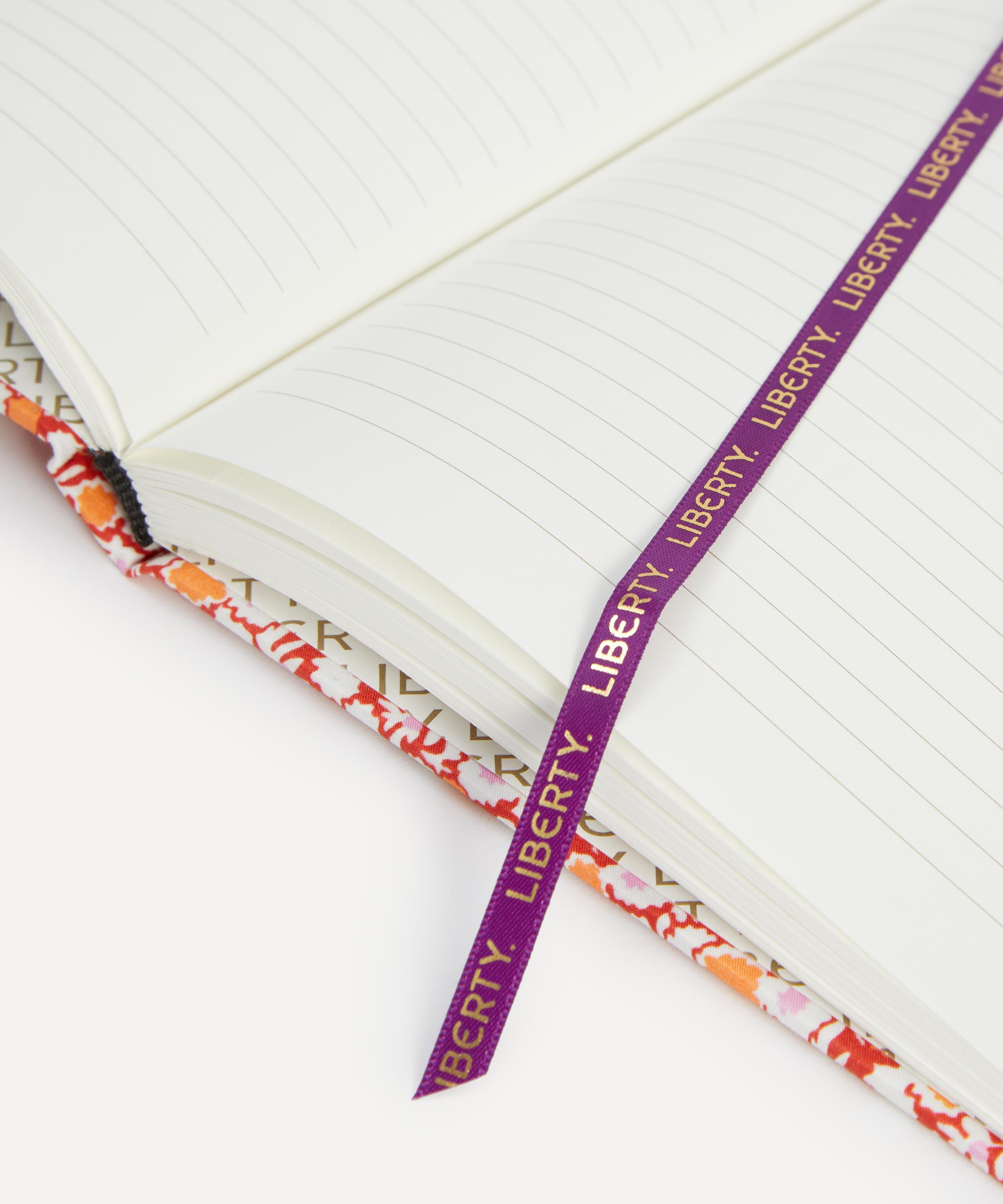 Liberty - Moroccan Flowers Liberty Morocco Silk A5 Lined Notebook image number 4