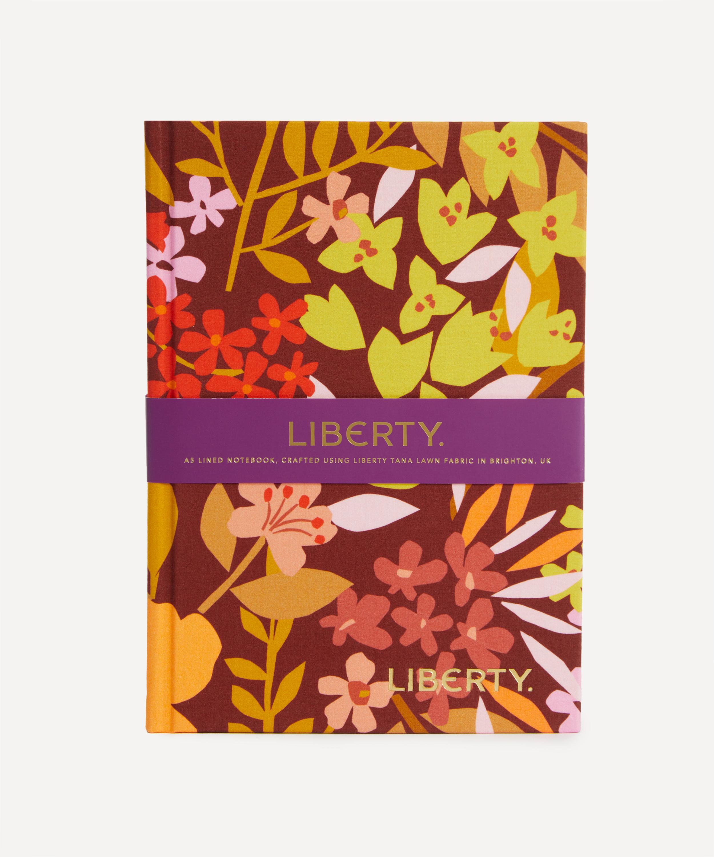 Liberty - Papercut Petals Liberty Morocco Silk A5 Lined Notebook