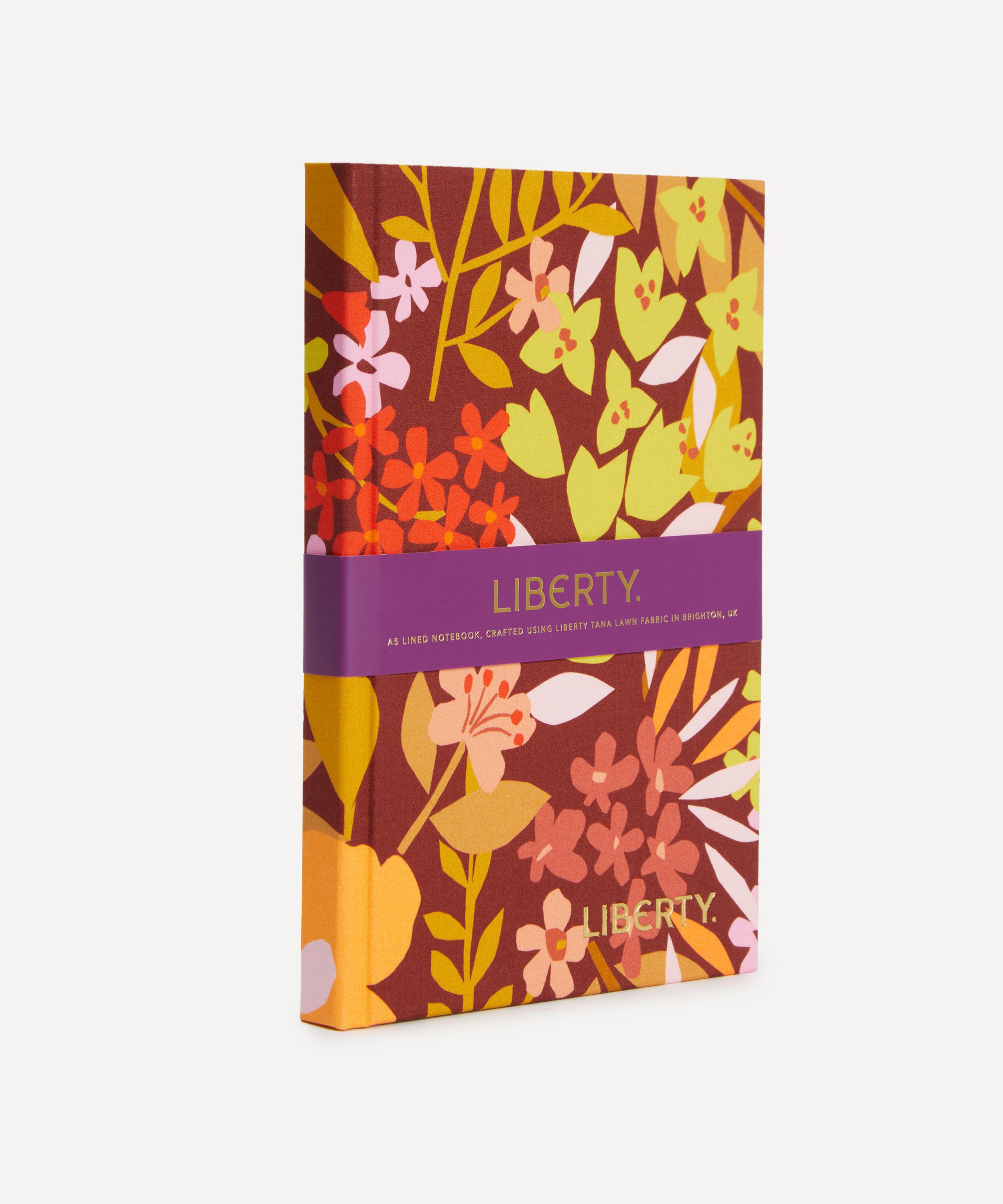 Liberty - Papercut Petals Liberty Morocco Silk A5 Lined Notebook image number 1