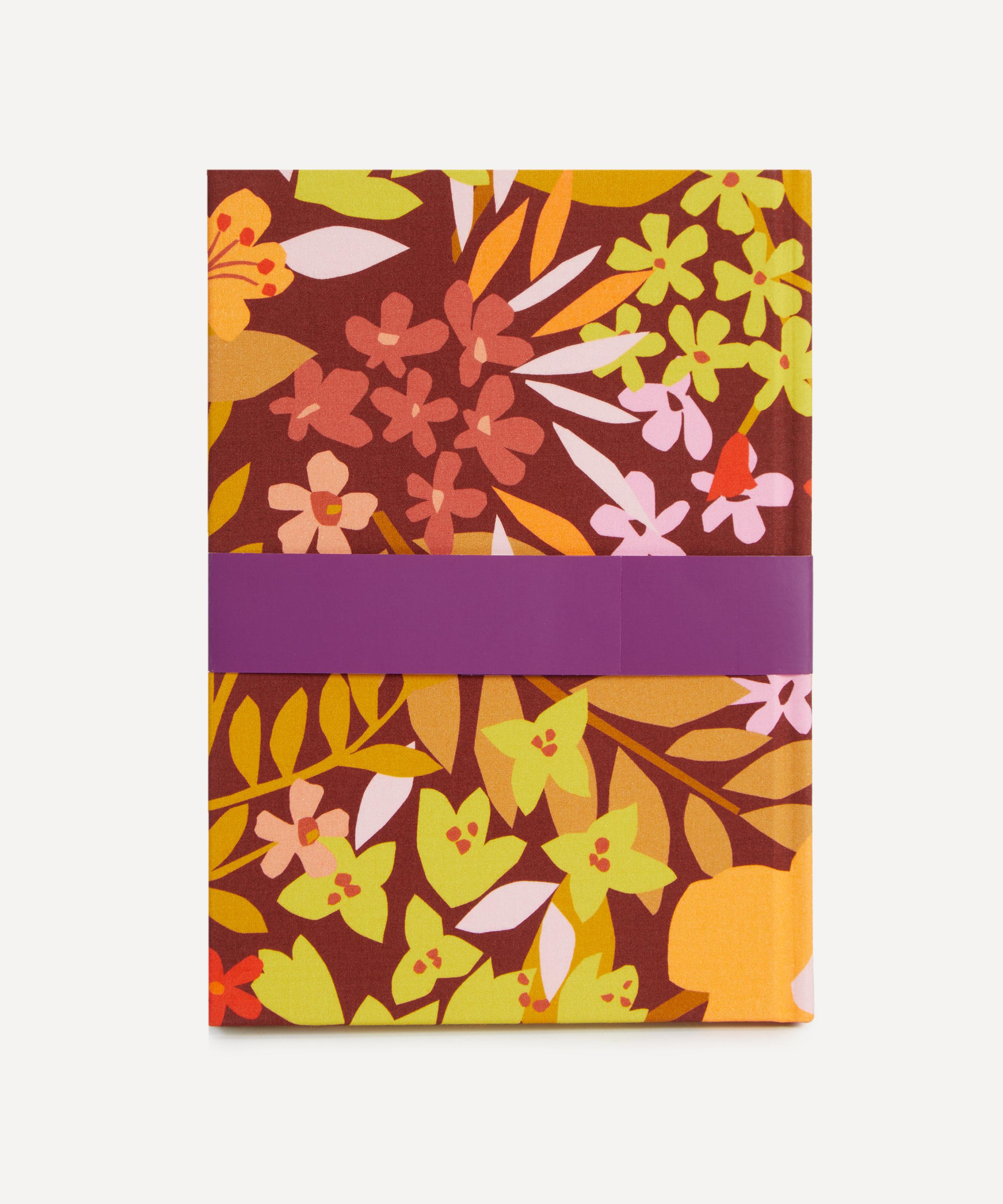 Liberty - Papercut Petals Liberty Morocco Silk A5 Lined Notebook image number 2